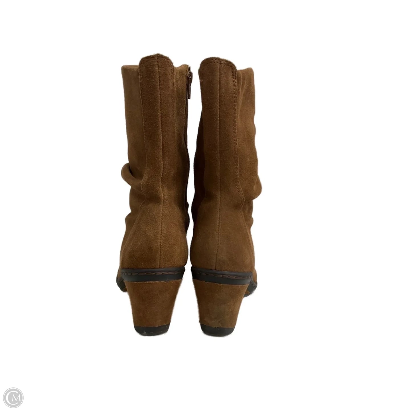 Boots Mid-calf Heels By Strictly Comfort In Brown, Size: 7.5