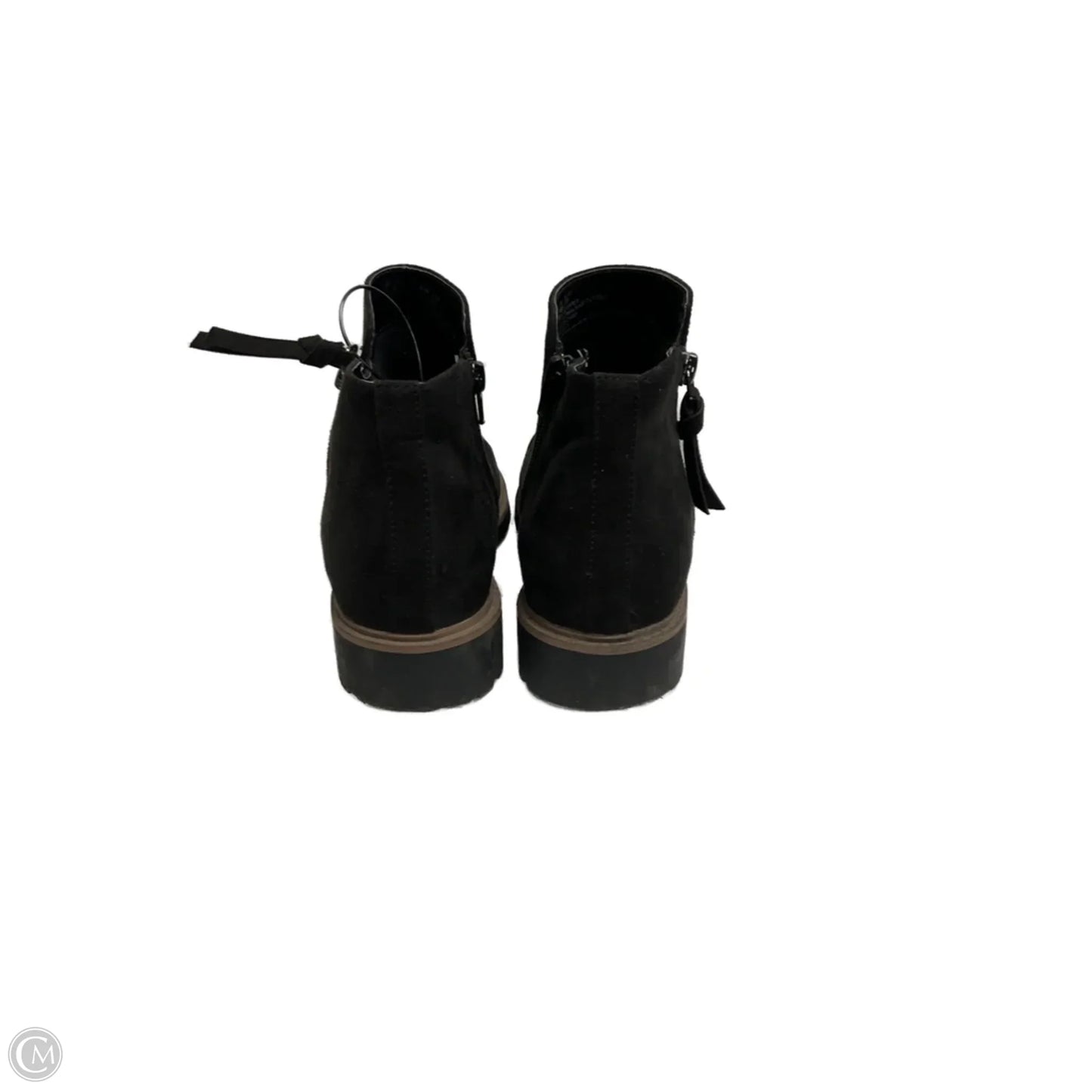 Boots Ankle Flats By Esprit In Black, Size: 8.5