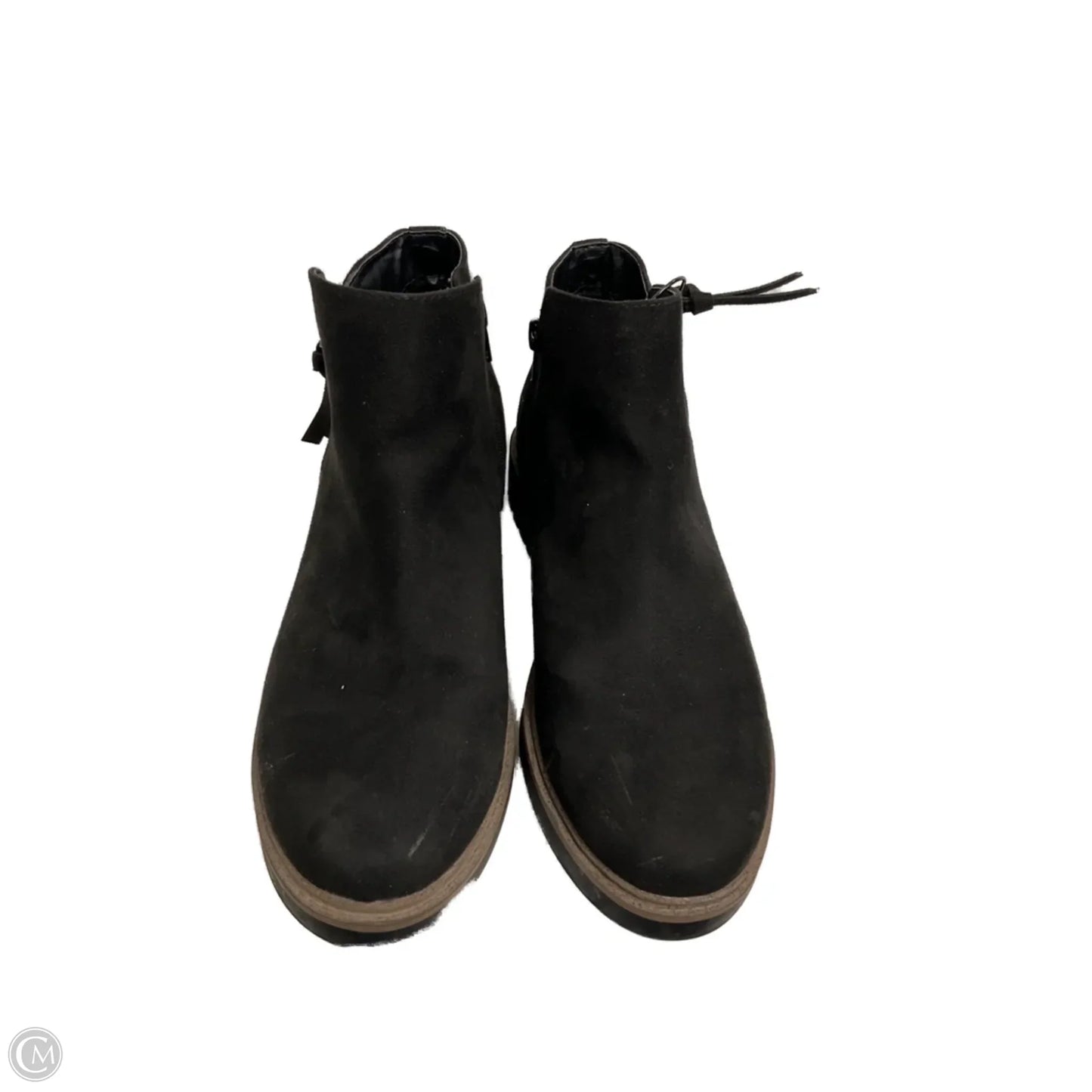 Boots Ankle Flats By Esprit In Black, Size: 8.5