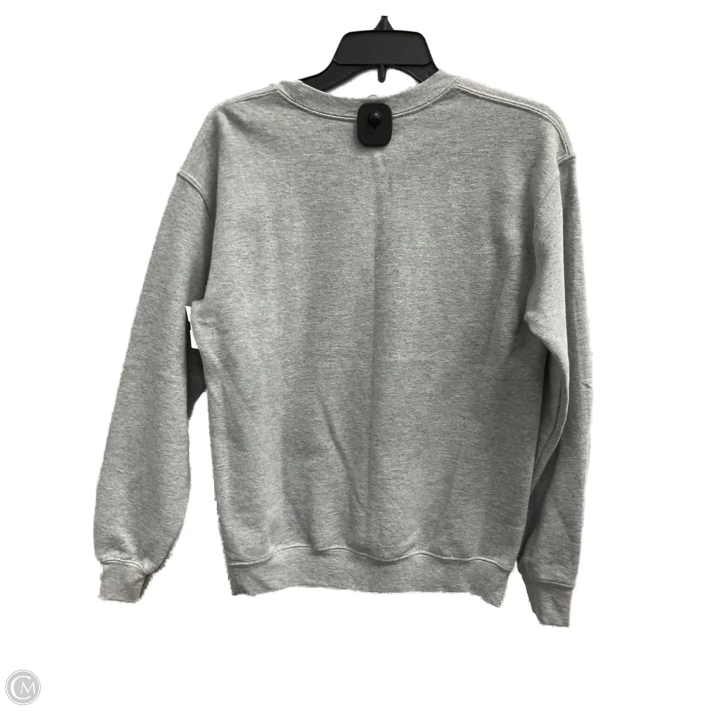 Top Long Sleeve By Gildan In Grey, Size: S