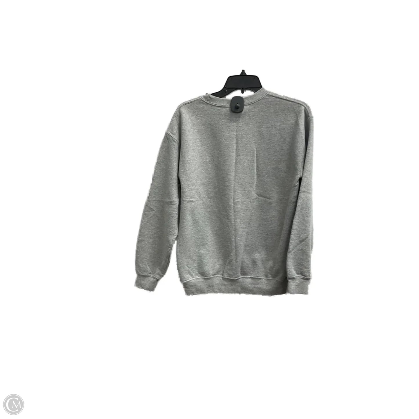 Top Long Sleeve By Gildan In Grey, Size: S