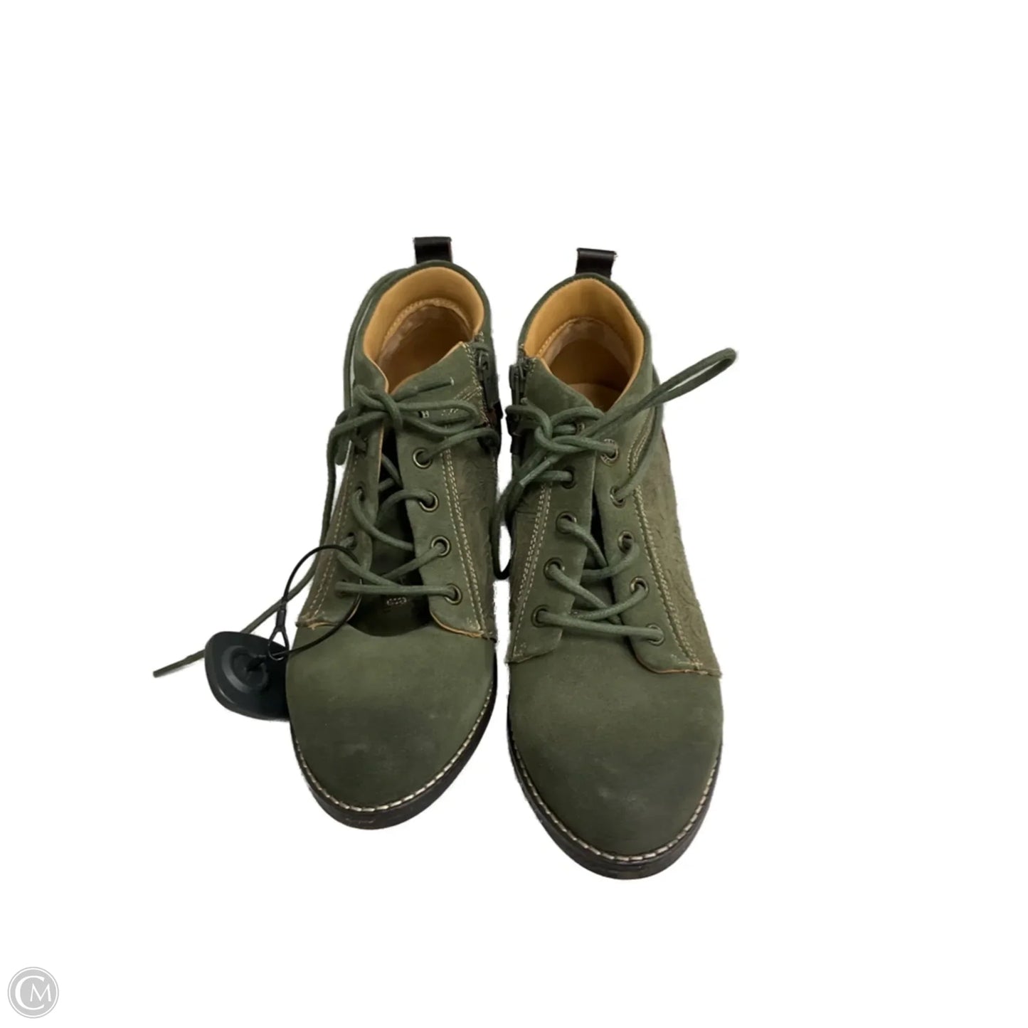 Shoes Heels Block By Cmb In Green, Size: 8.5