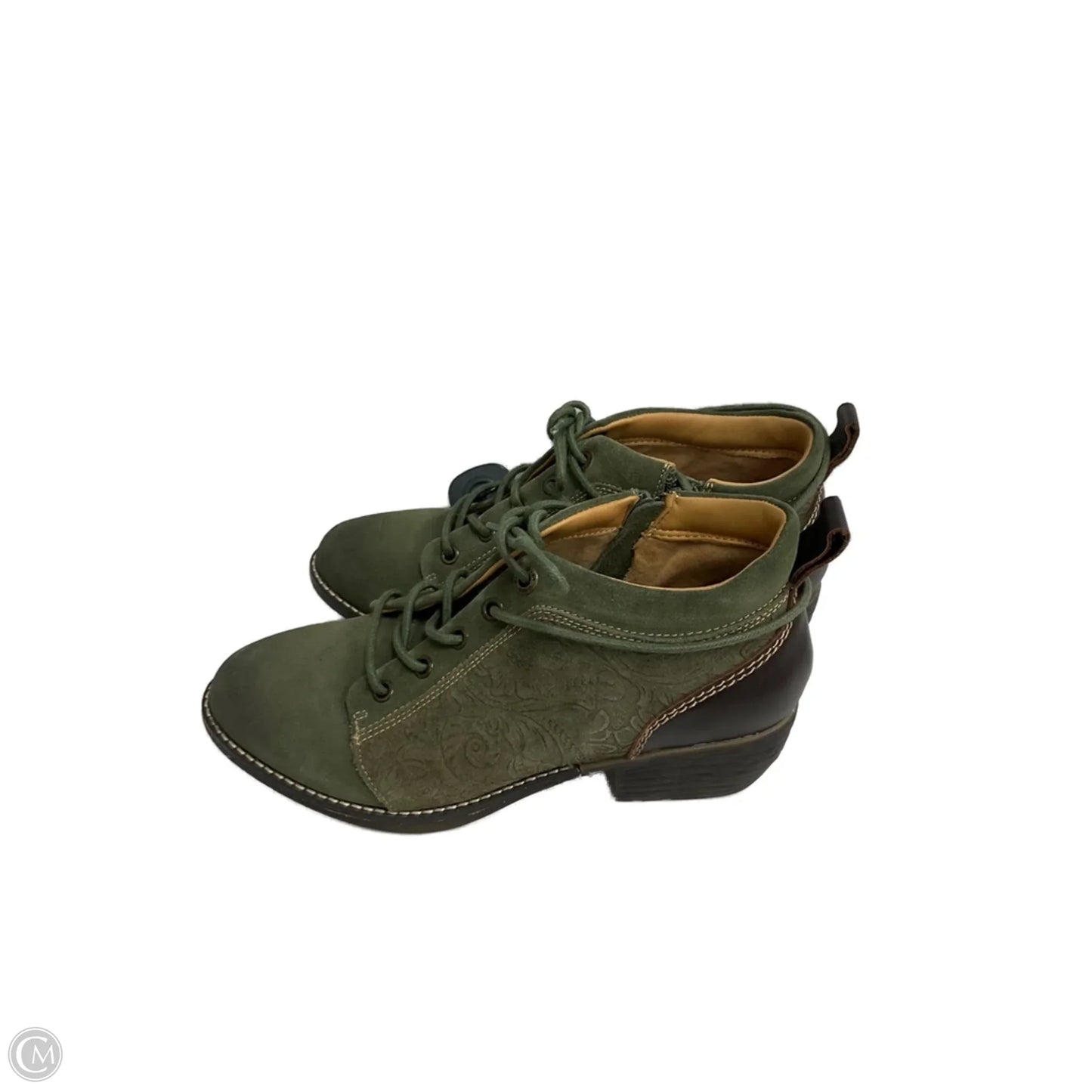 Shoes Heels Block By Cmb In Green, Size: 8.5