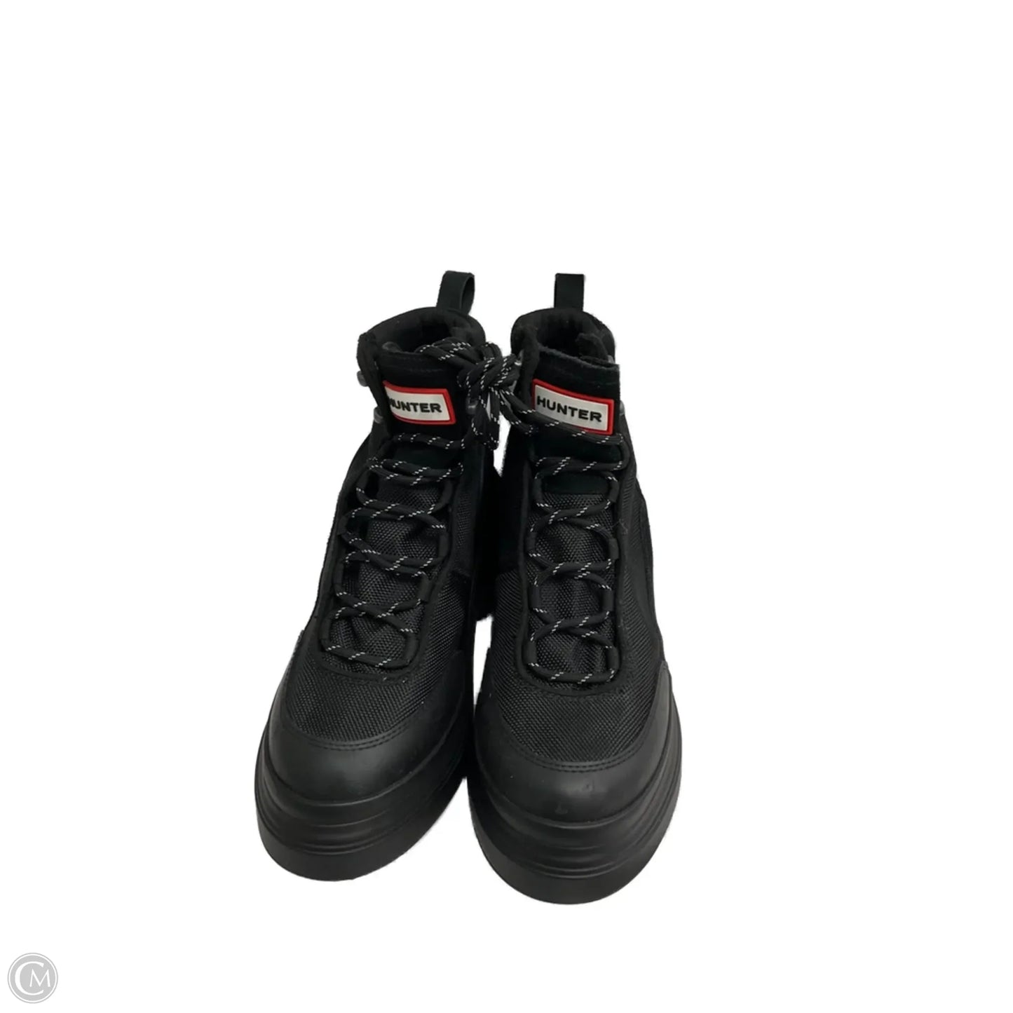 Boots Ankle Heels By Hunter In Black, Size: 8