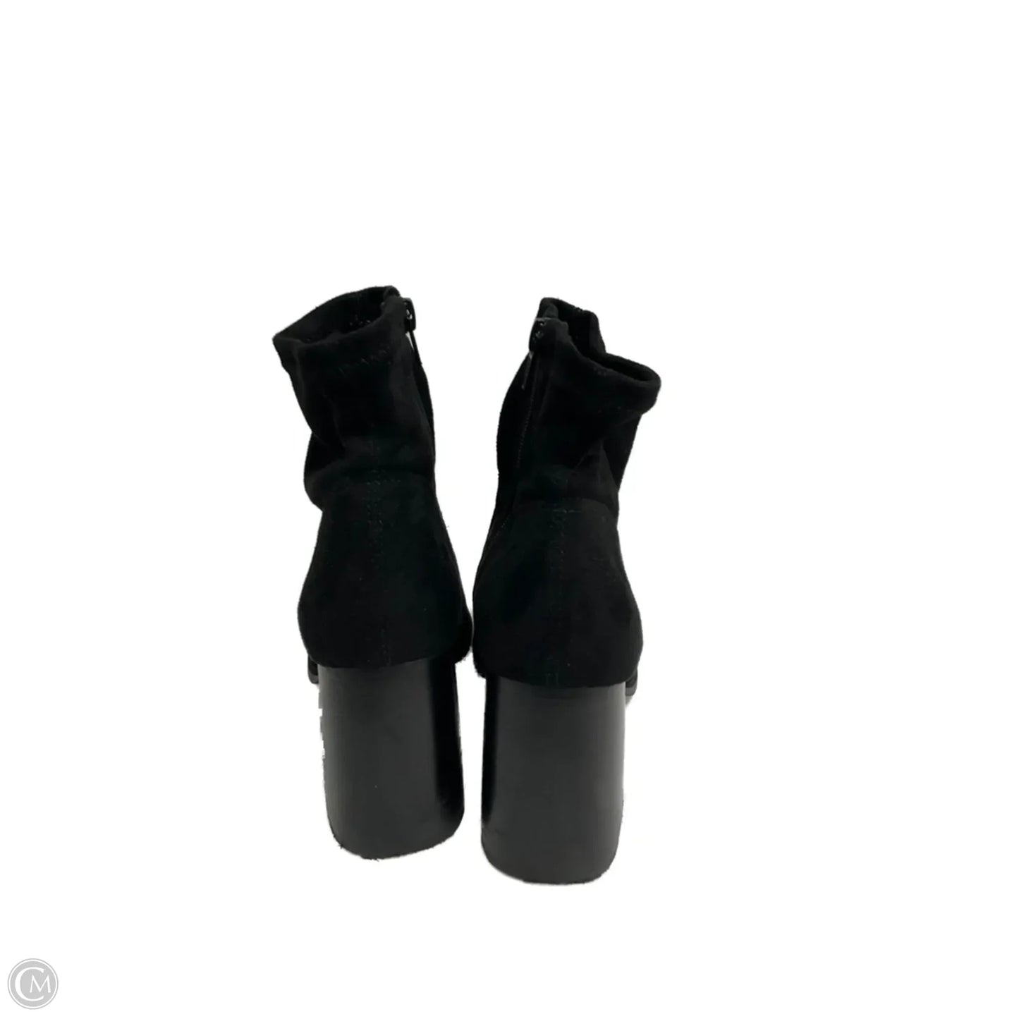 Boots Ankle Heels By Steve Madden In Black, Size: 9.5