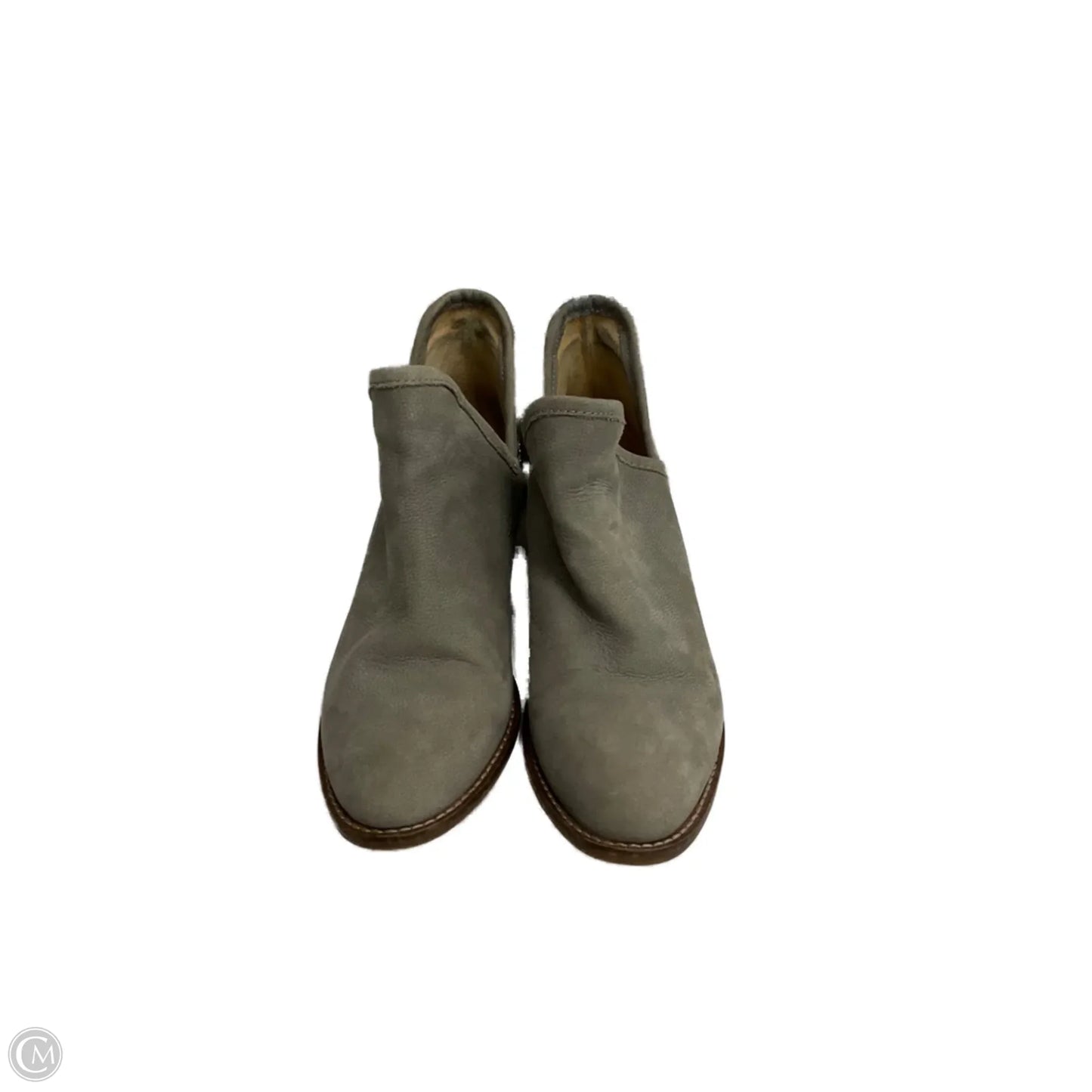 Boots Ankle Heels By Lucky Brand In Taupe, Size: 8