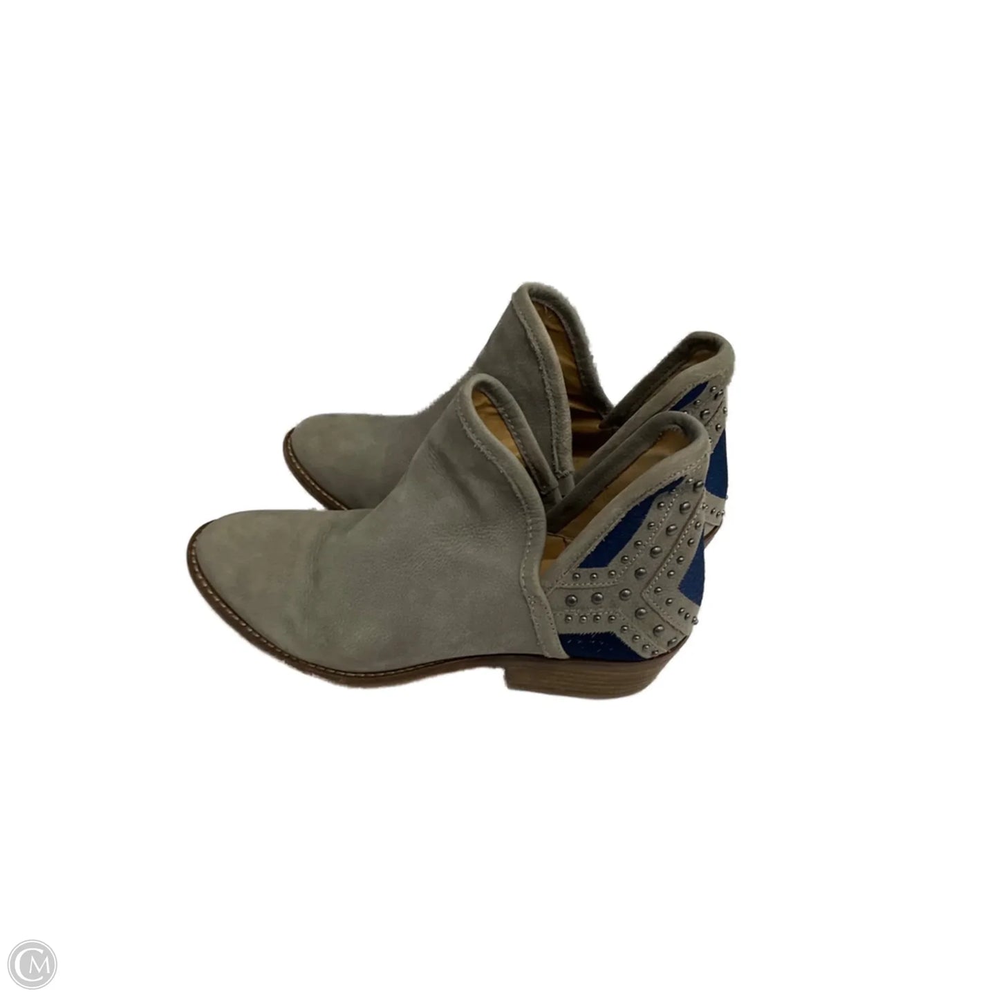 Boots Ankle Heels By Lucky Brand In Taupe, Size: 8