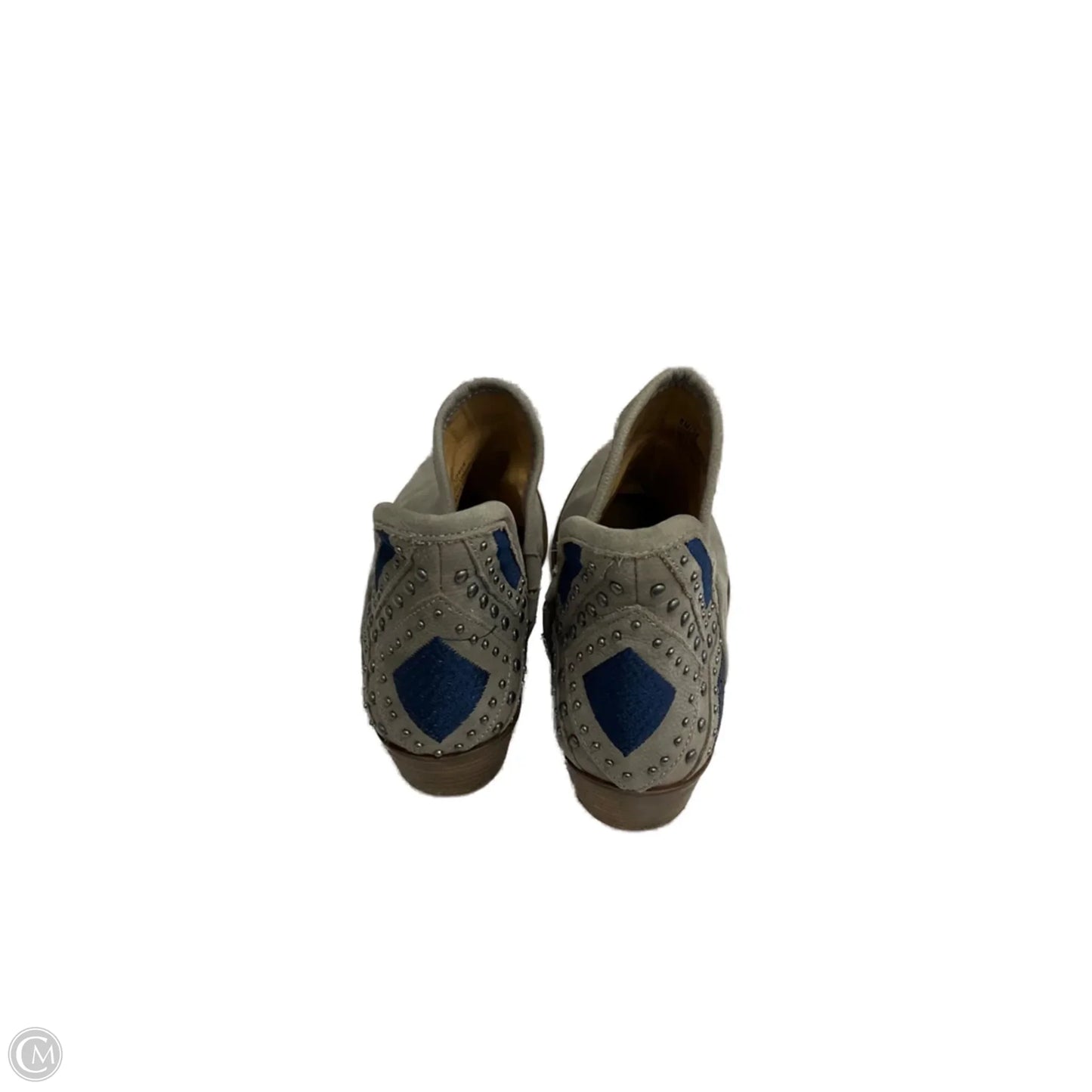 Boots Ankle Heels By Lucky Brand In Taupe, Size: 8