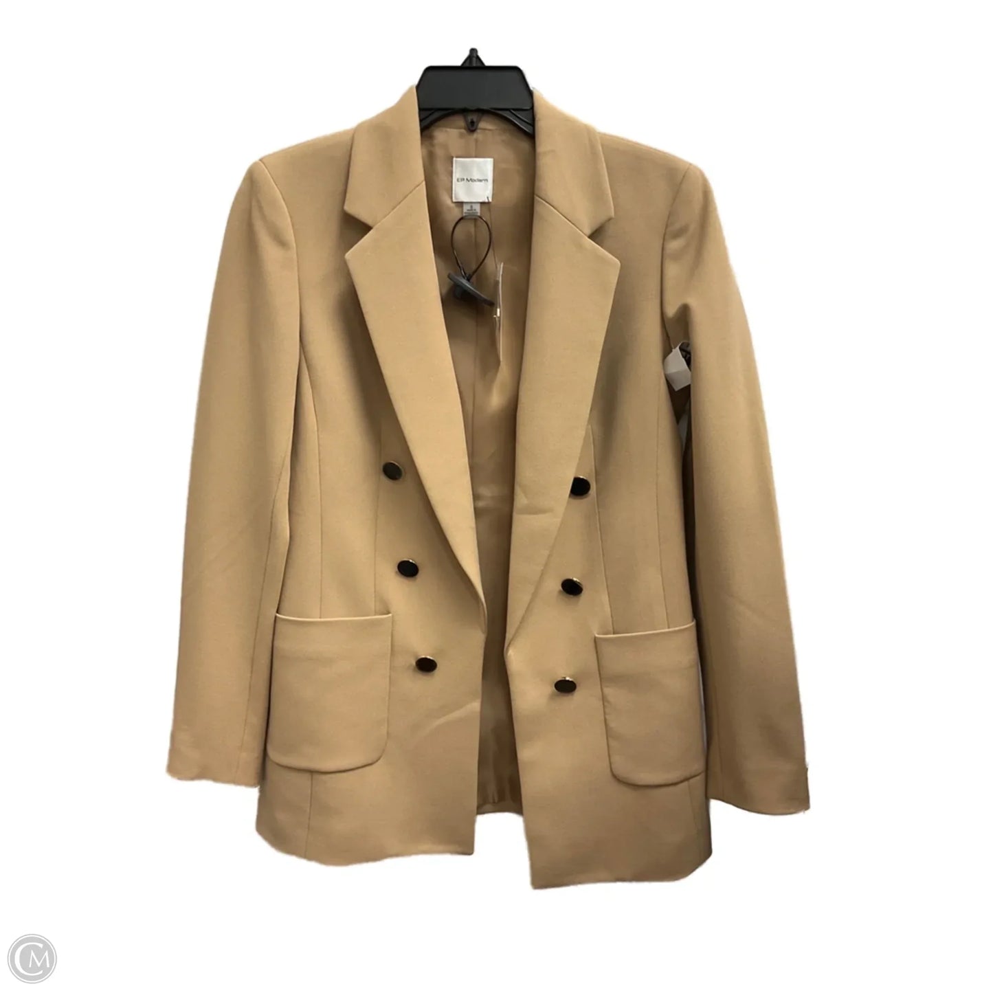Pants Suit 2pc By Clothes Mentor In Tan, Size: S