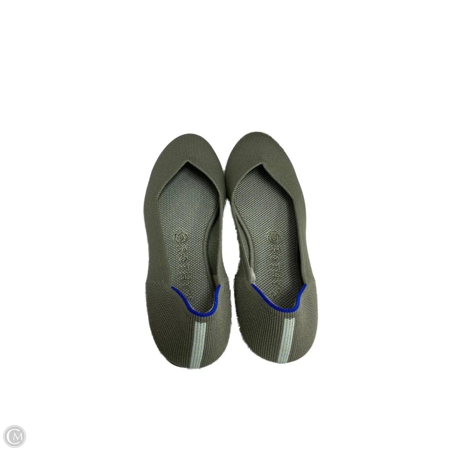 Shoes Flats By Rothys In Green, Size: 8.5