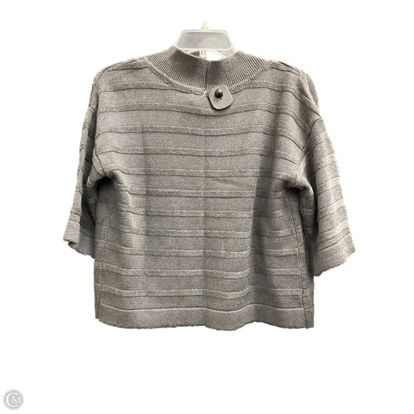 Cardigan By Liz Claiborne In Grey, Size: S