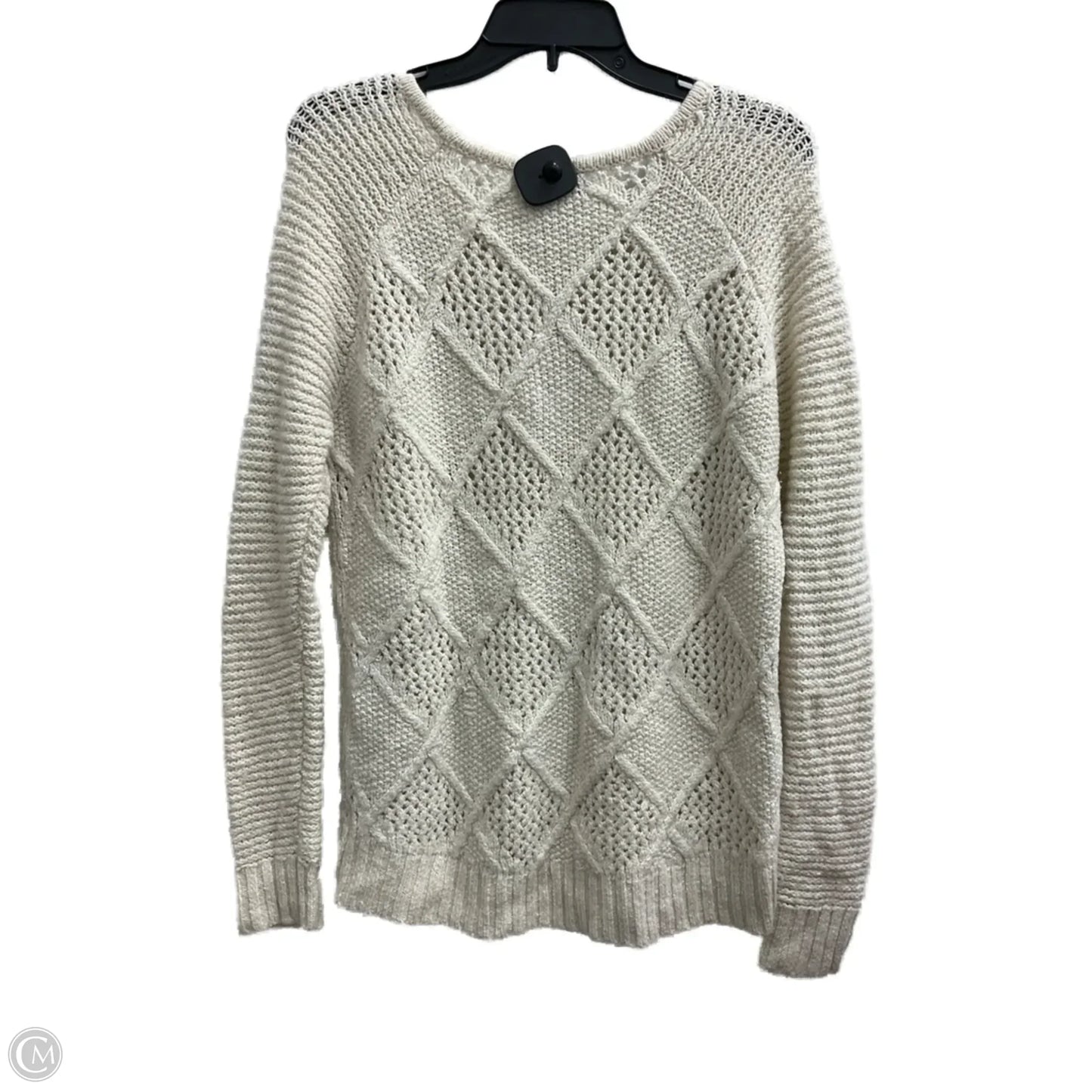 Sweater By American Eagle In Cream, Size: M