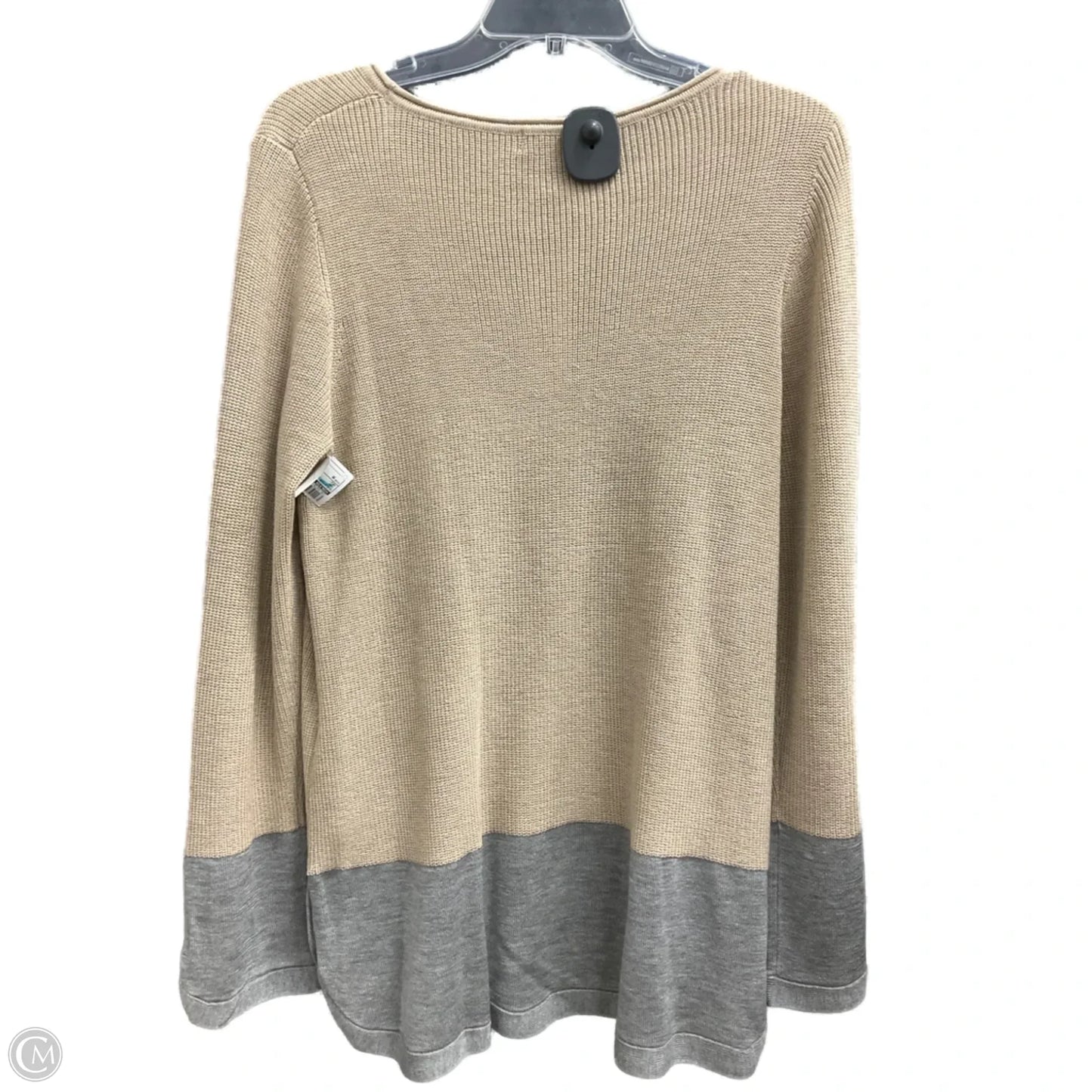 Sweater By Calvin Klein In Tan, Size: M