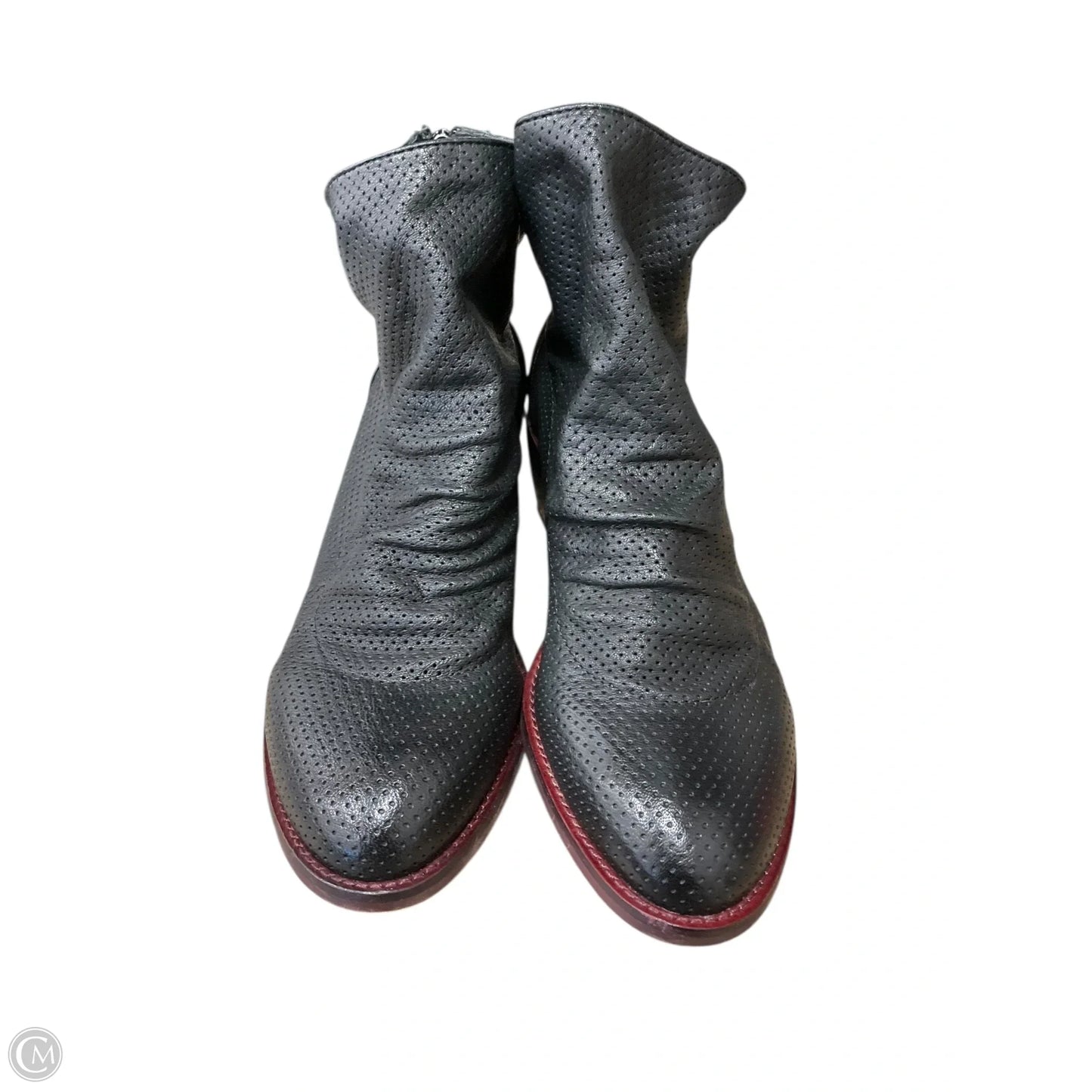 Boots Ankle Heels By Isola In Black, Size: 6