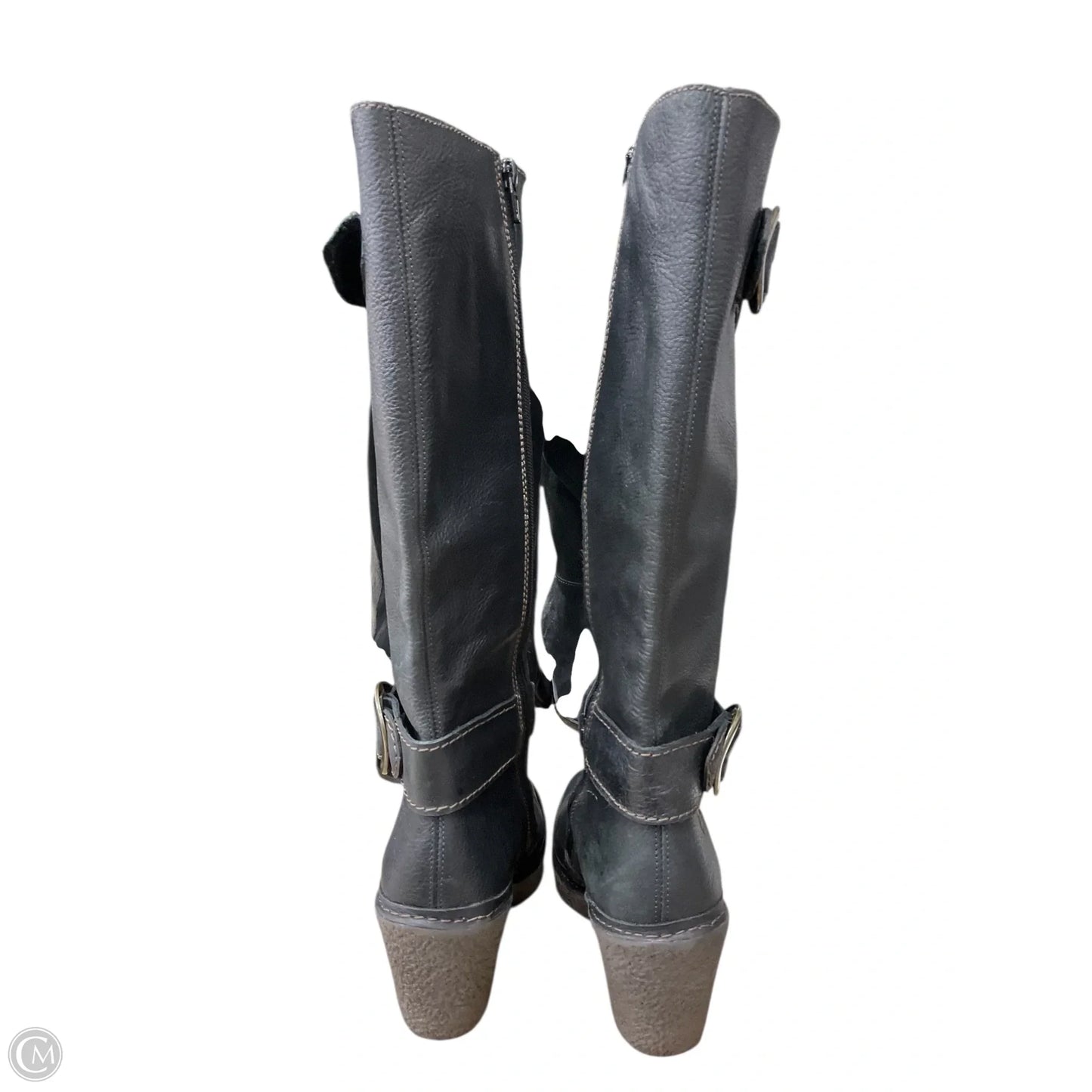 Boots Mid-calf Heels By Fly London In Black, Size: 6.5