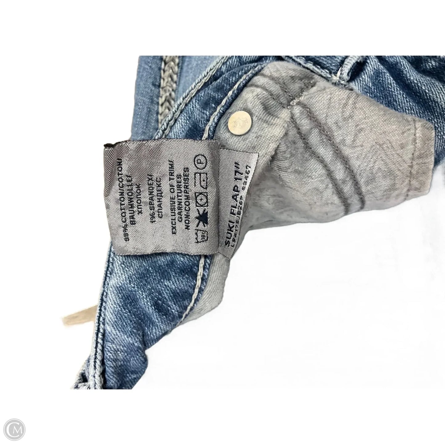 Jeans Boot Cut By Silver In Blue Denim, Size: 10