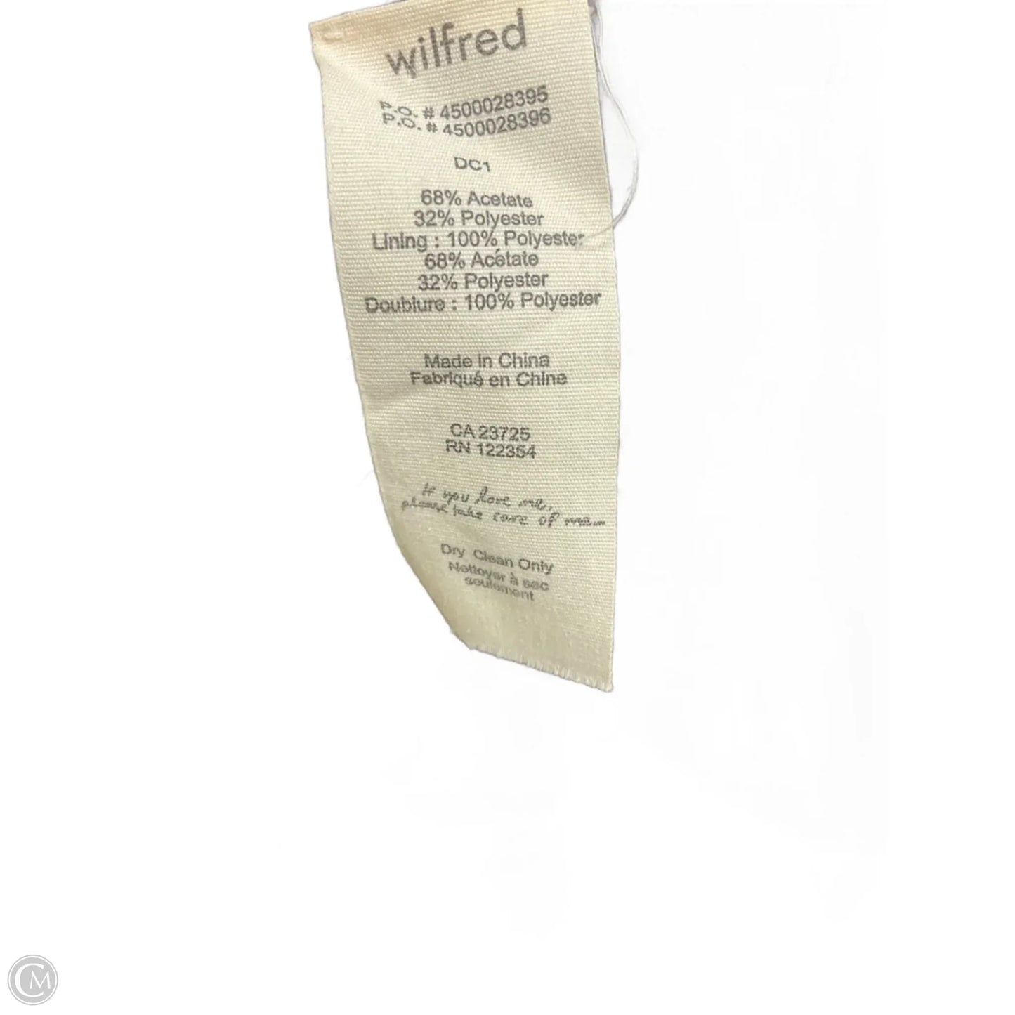 Blazer By Wilfred In Black, Size: L