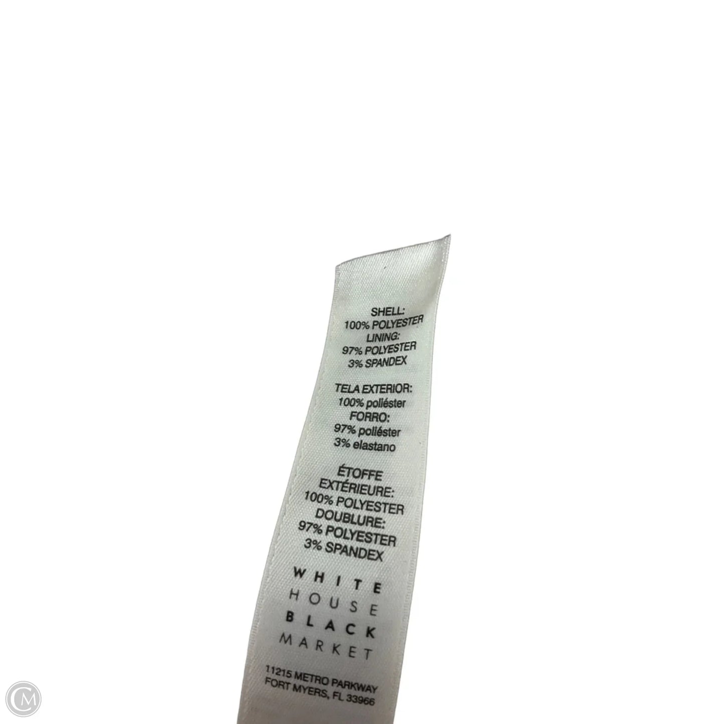 Top Sleeveless By White House Black Market In Floral Print, Size: M