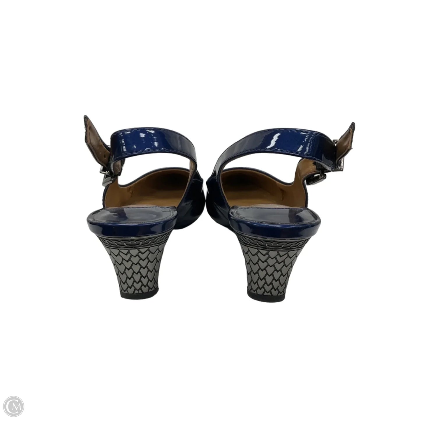 Shoes Heels Kitten By Clothes Mentor In Blue, Size: 7