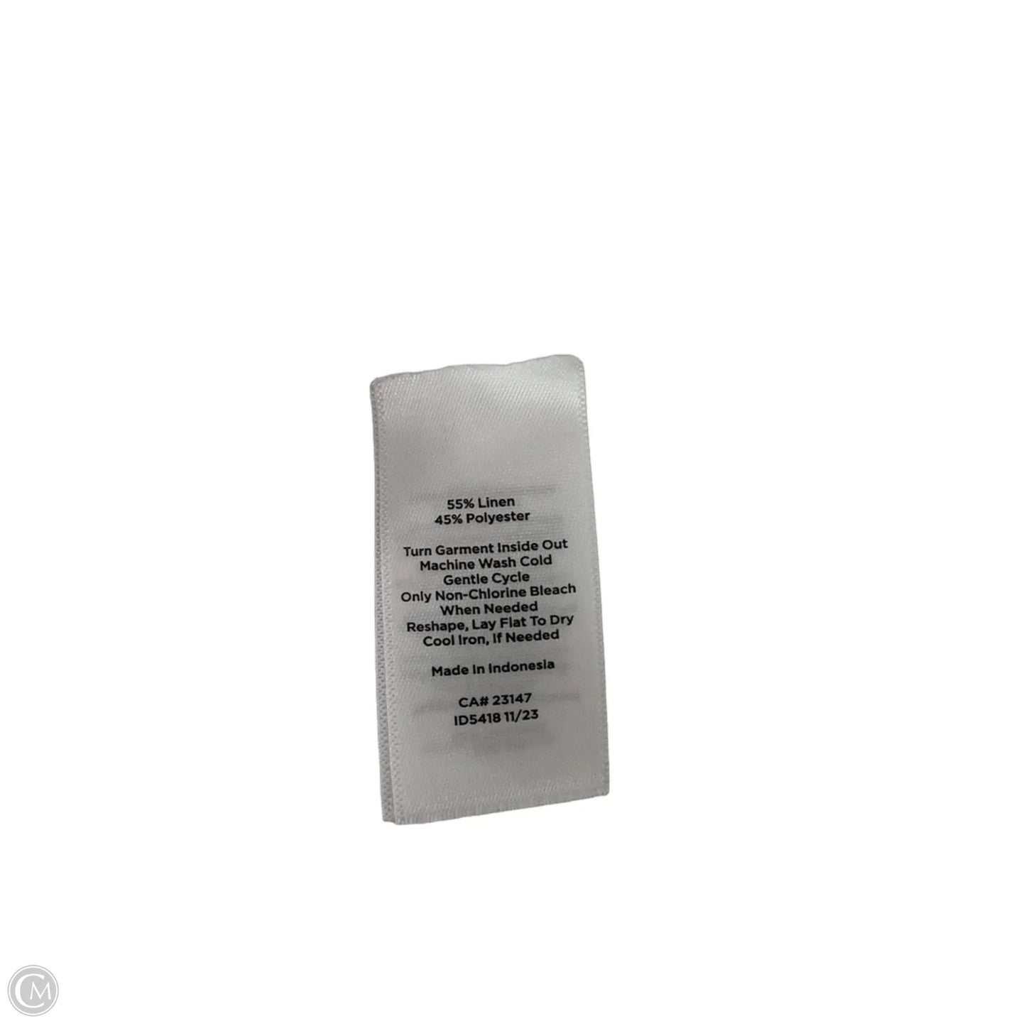 Top Short Sleeve By Talbots In White, Size: Xl
