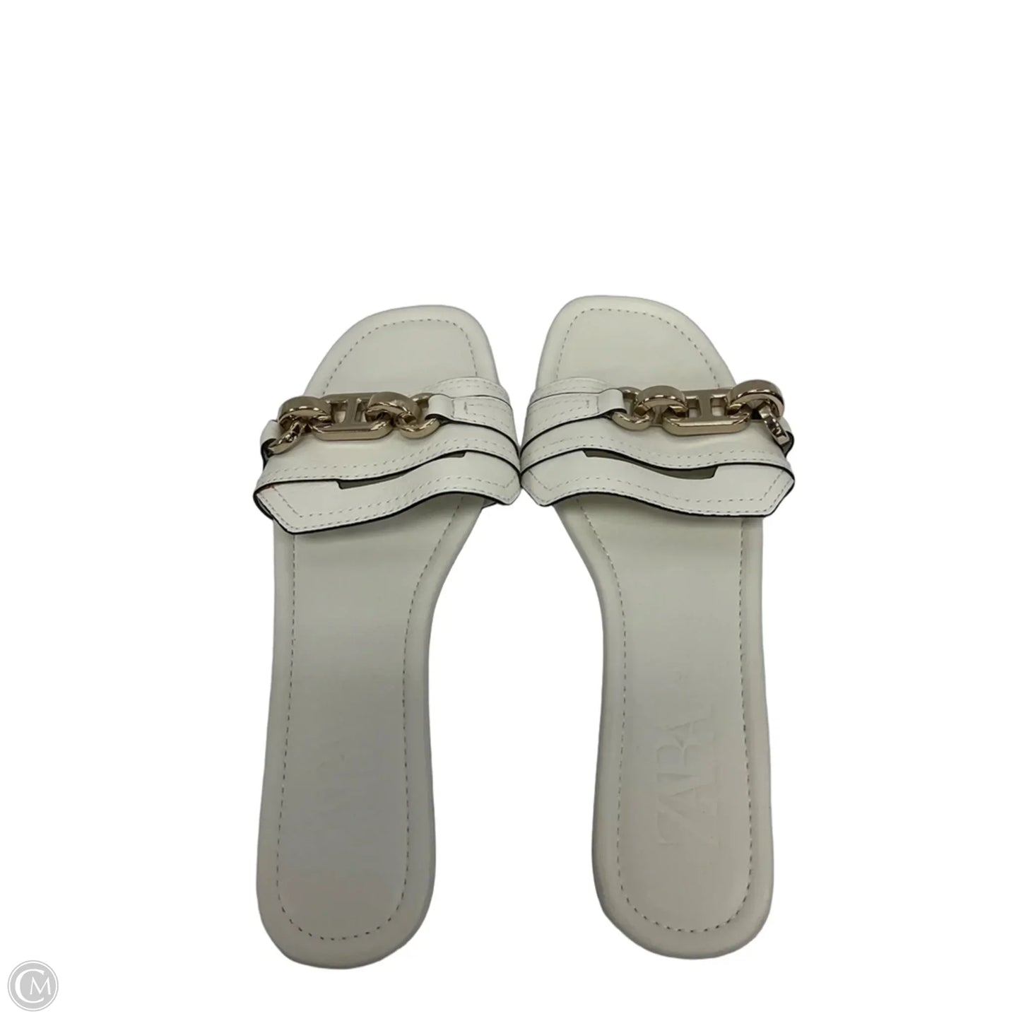 Sandals Flats By Zara In White, Size: 9