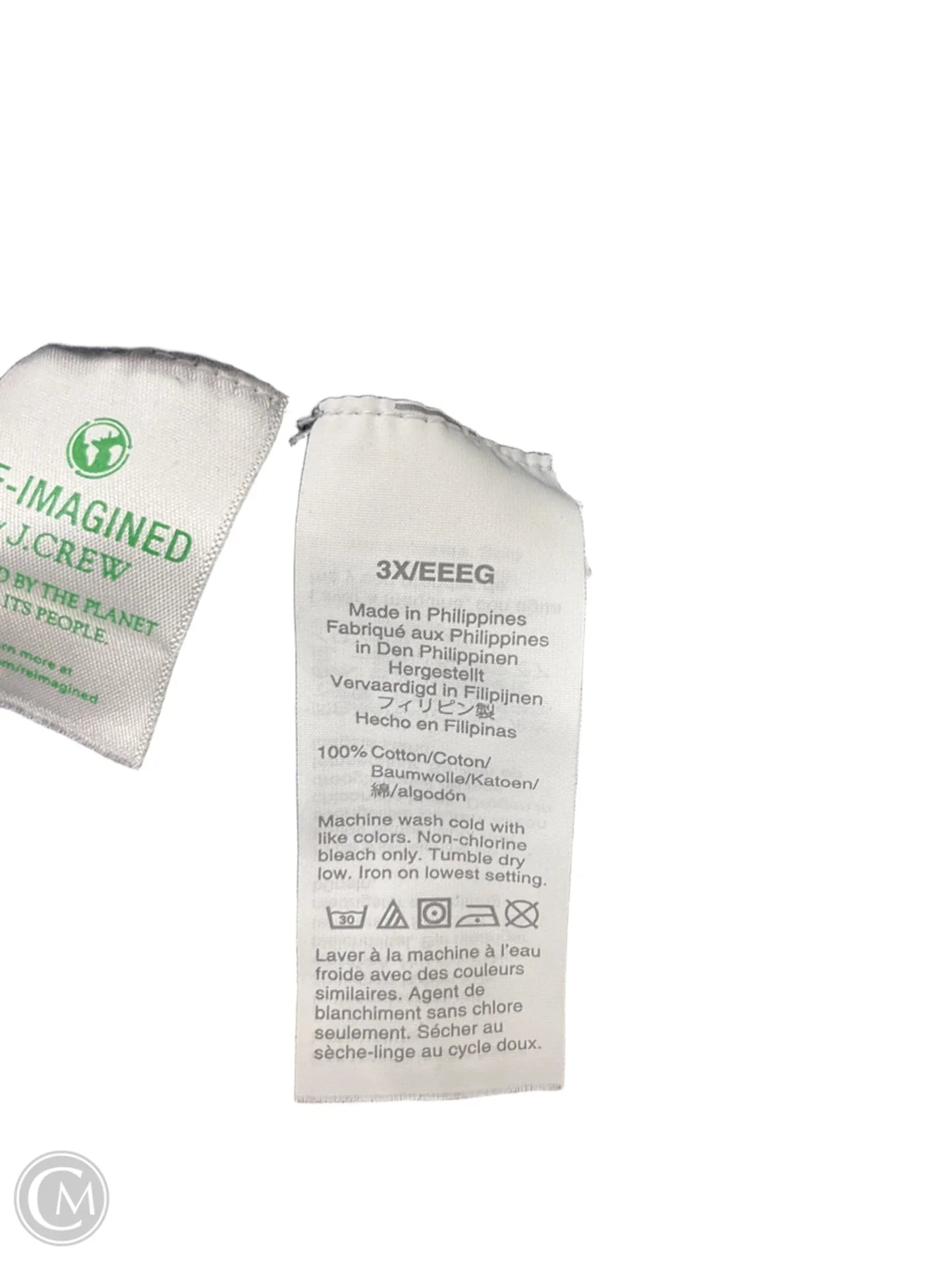 Top Long Sleeve By J. Crew In Polkadot Pattern, Size: 3x