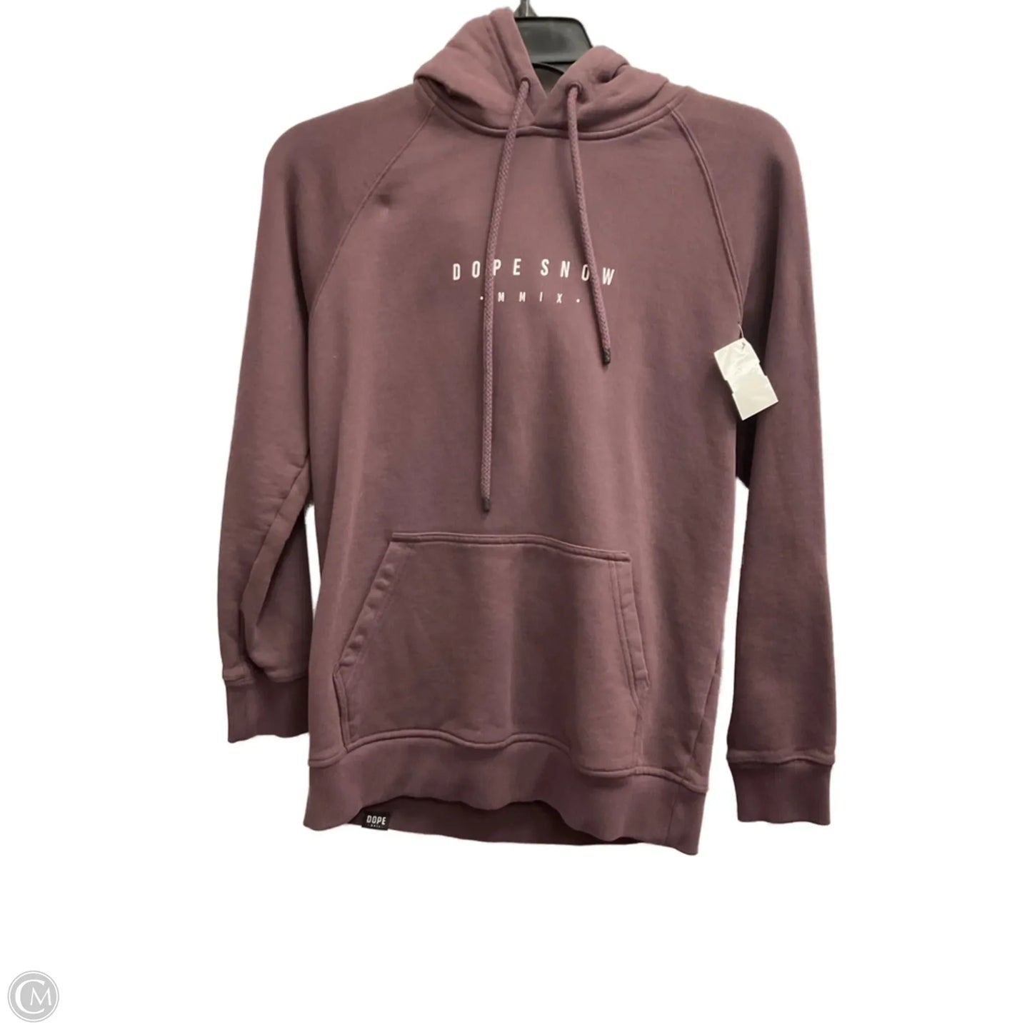 Athletic Top Long Sleeve Hoodie By Cmb In Purple, Size: Xs