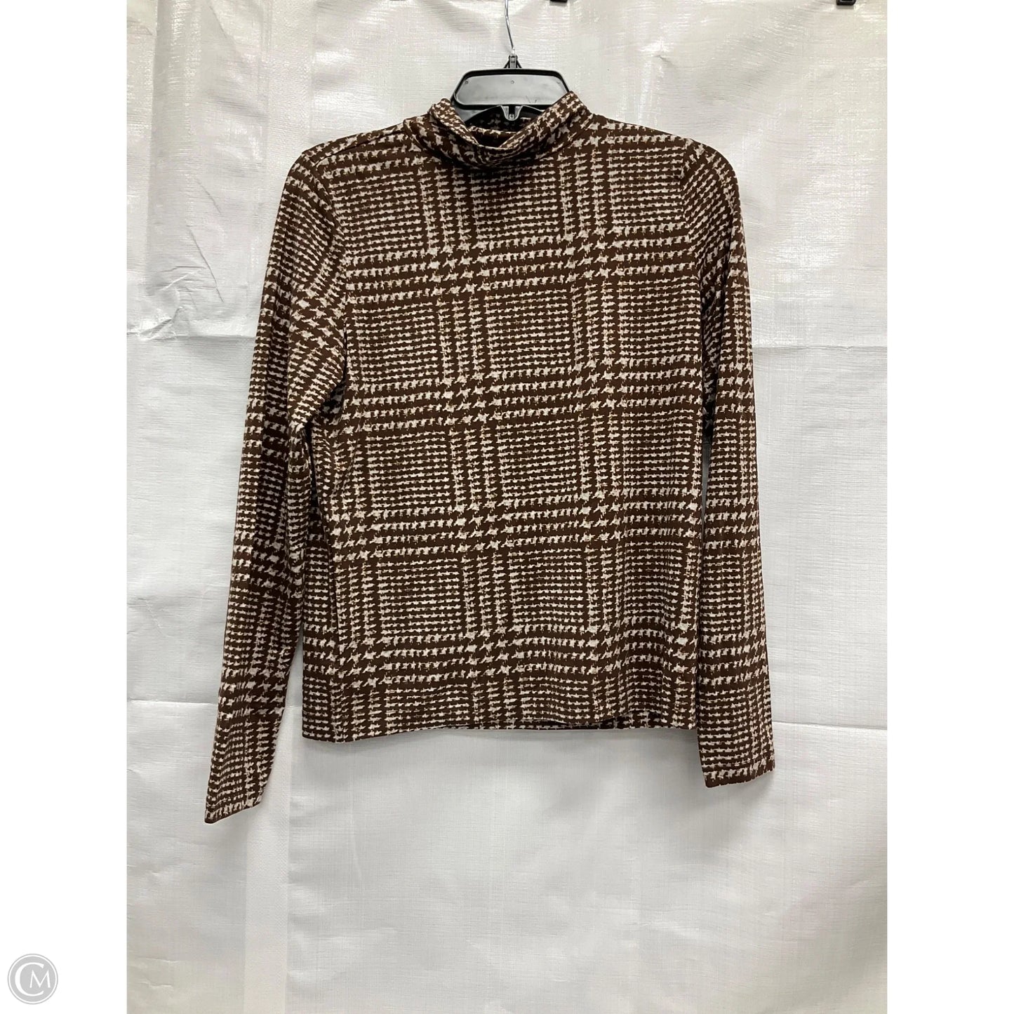 Top Long Sleeve By Loft In Brown, Size: M