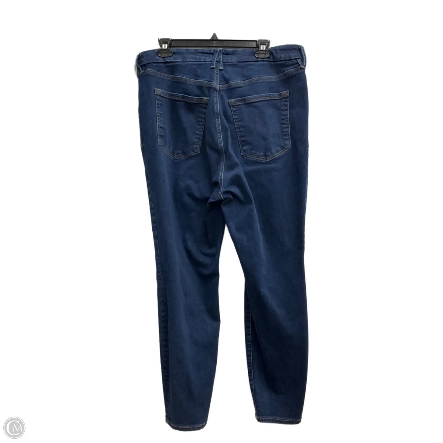 Jeans Skinny By Good American In Blue Denim, Size: 1x