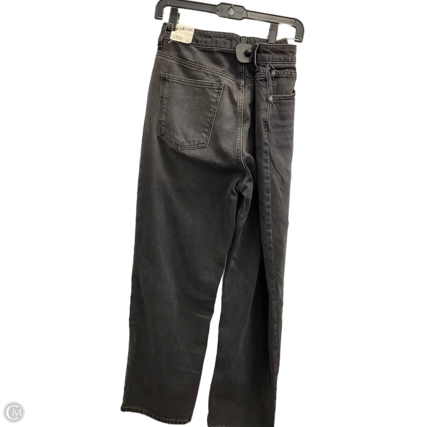 Jeans Straight By We The Free In Black Denim, Size: 14
