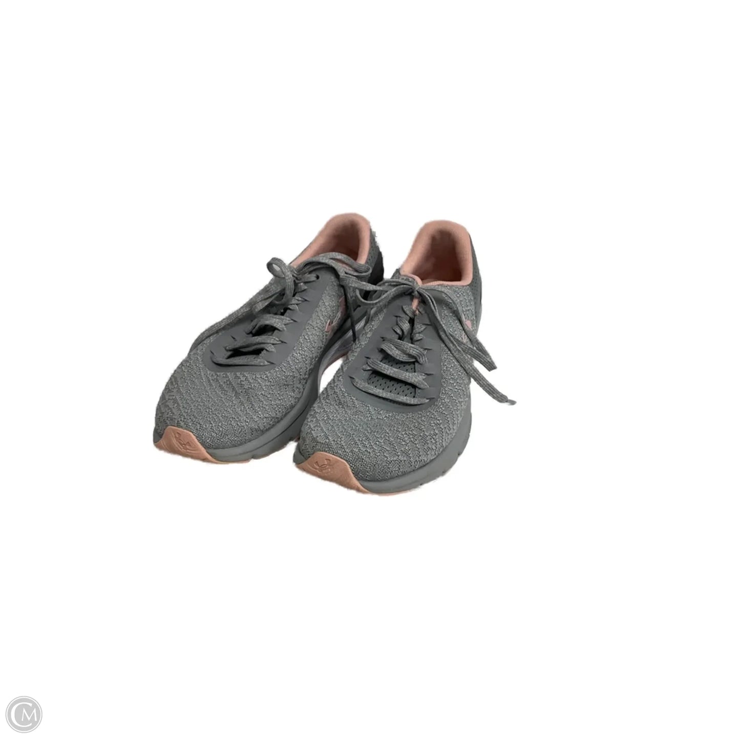 Shoes Athletic By Under Armour In Grey & Pink, Size: 9