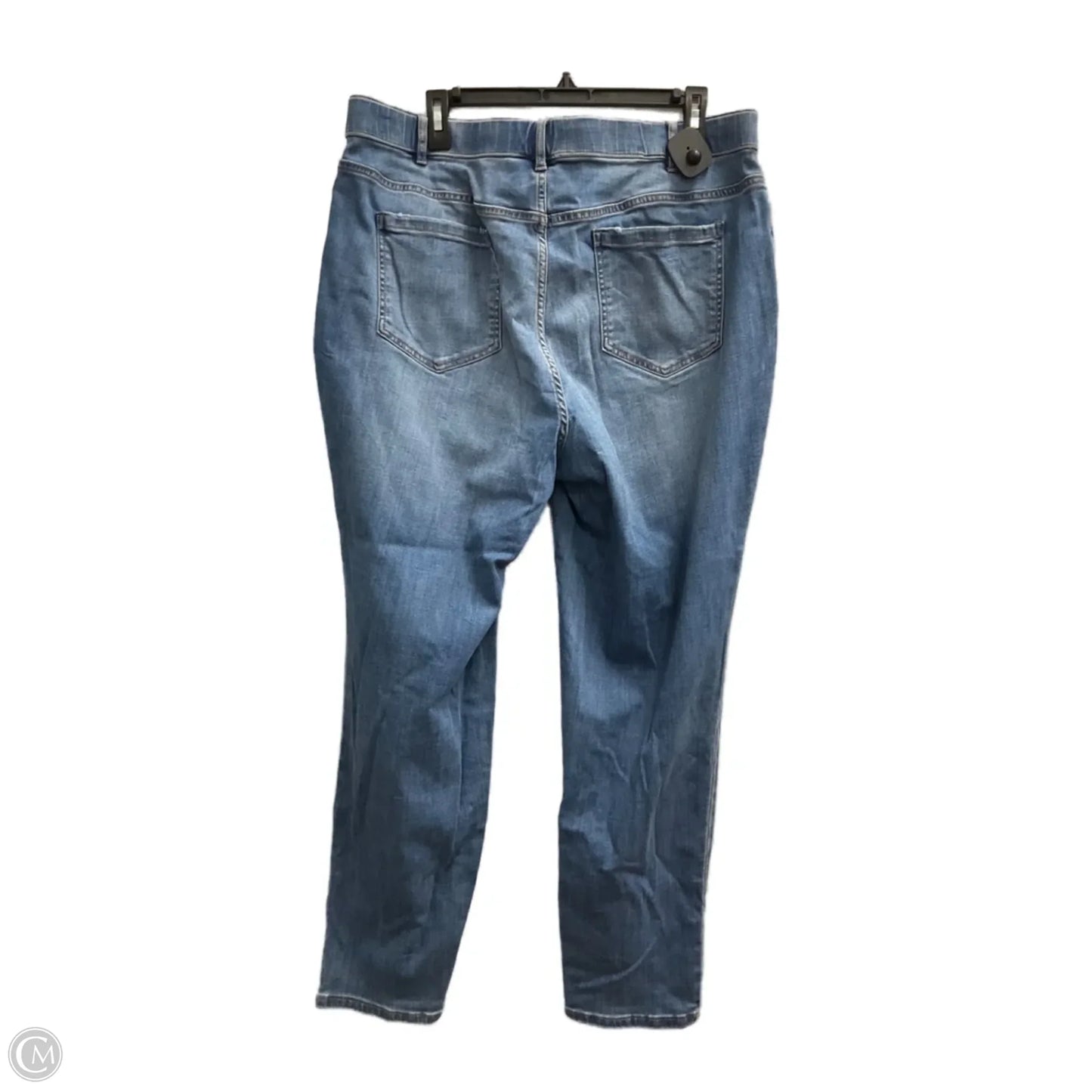 Jeans Straight By J. Jill In Blue Denim, Size: 18