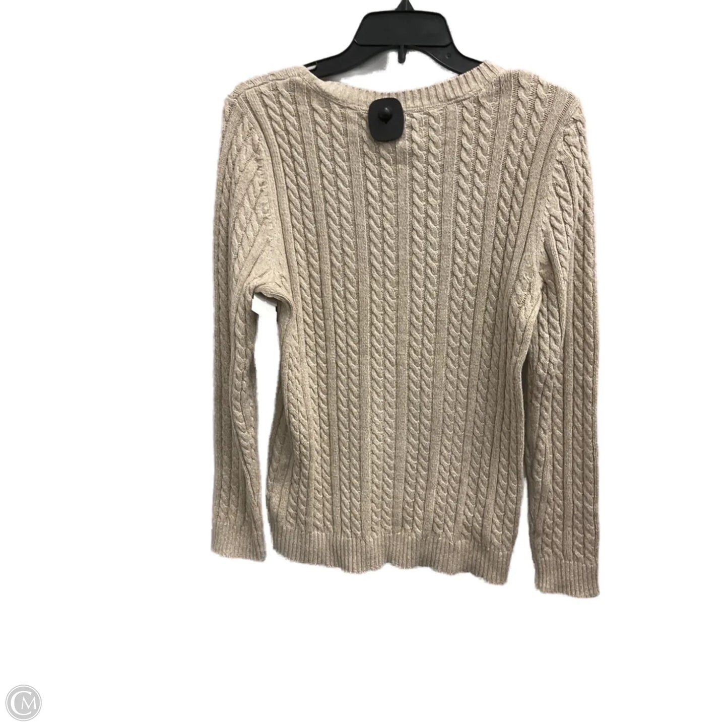 Sweater By Croft And Barrow In Cream, Size: M