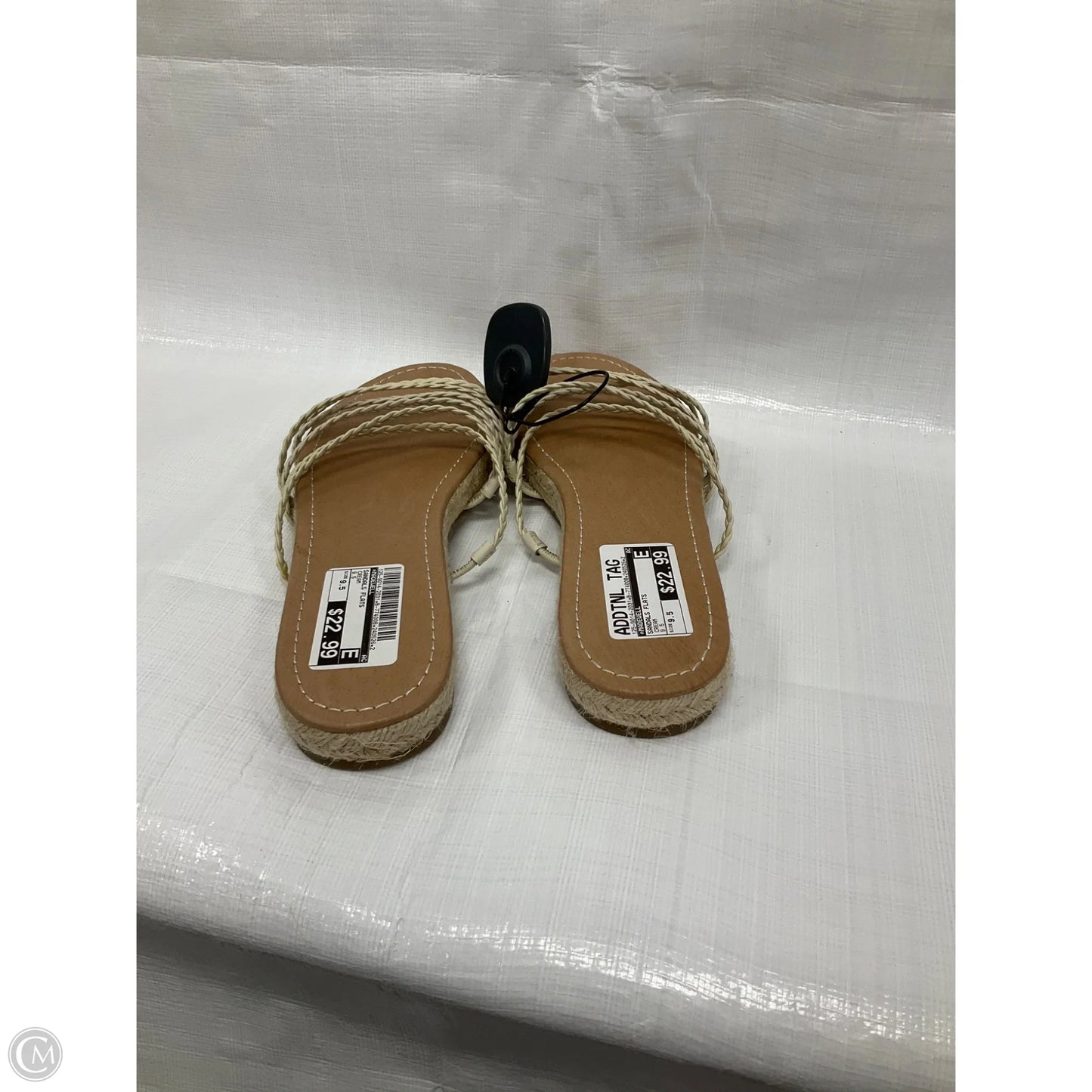 Sandals Flats By Madewell In Cream, Size: 9.5