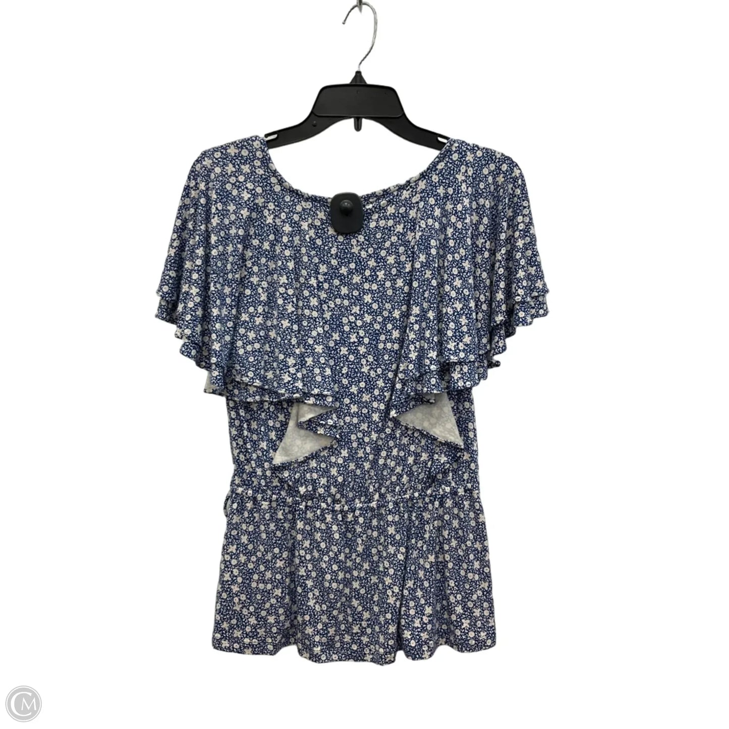 Top Sleeveless By Lauren By Ralph Lauren In Floral Print, Size: M