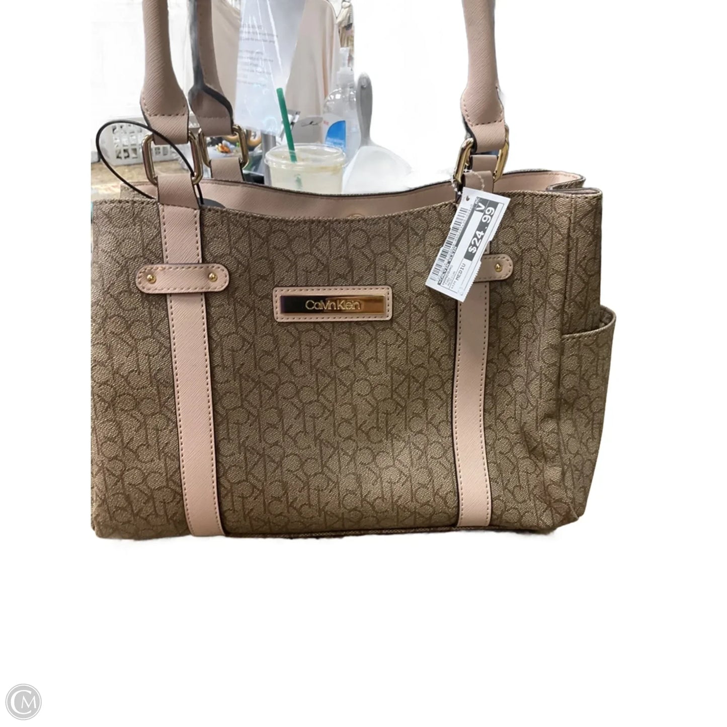 Handbag By Calvin Klein, Size: Medium