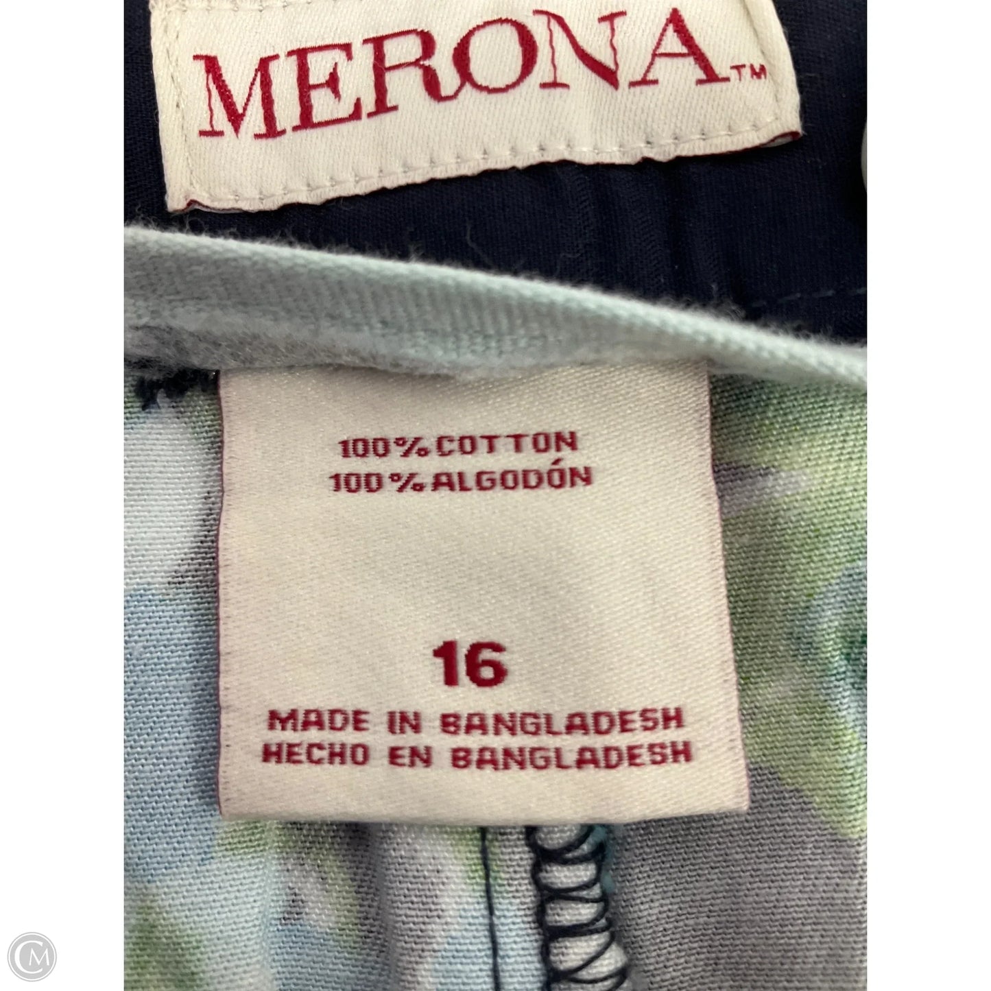 Shorts By Merona In Floral Print, Size: 16