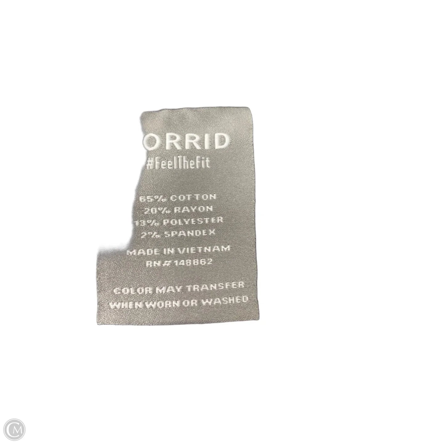 Jeans Cropped By Torrid In Blue Denim, Size: 10