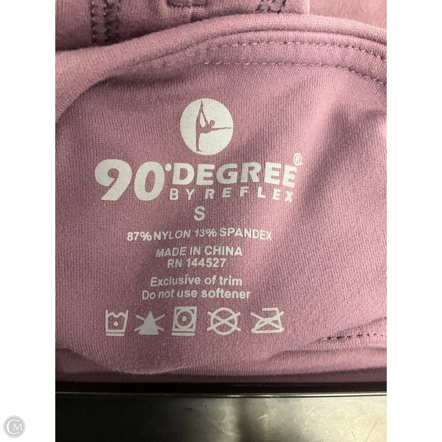 Athletic Capris By 90 Degrees By Reflex In Purple, Size: S