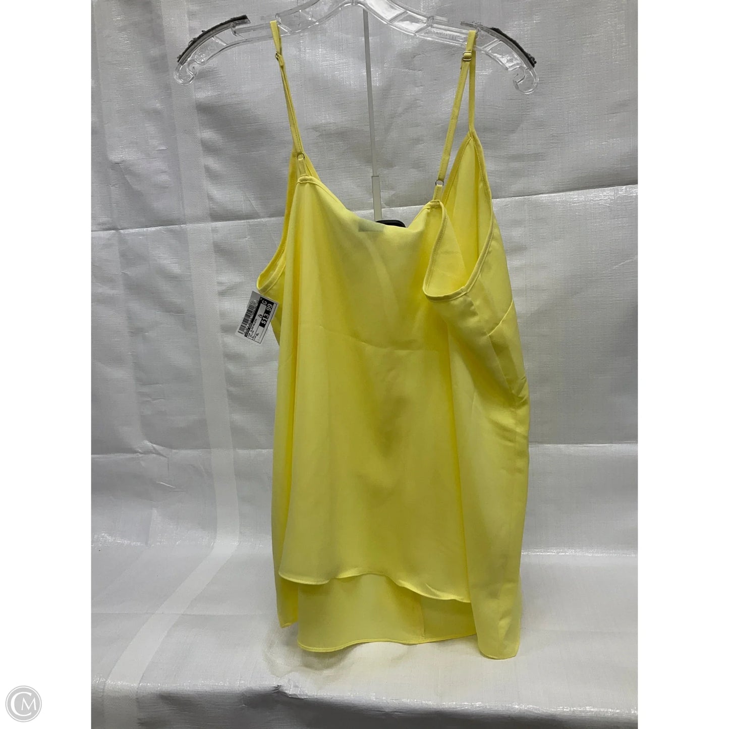 Top Sleeveless By City Chic In Yellow, Size: Xl