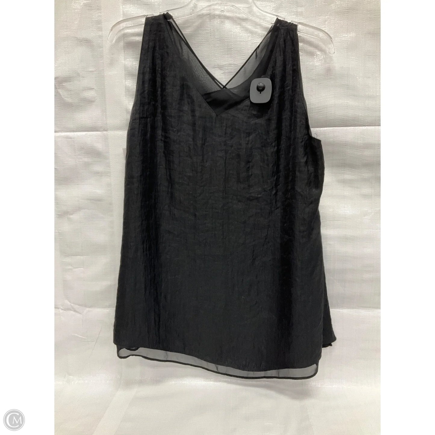 Top Sleeveless By Coldwater Creek In Black, Size: Petite L