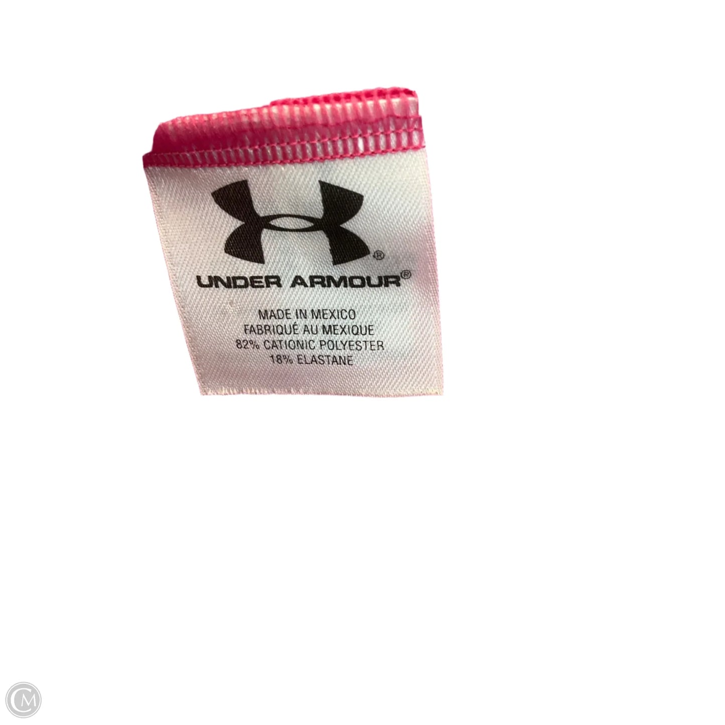 Athletic Top Long Sleeve Crewneck By Under Armour In Pink, Size: L