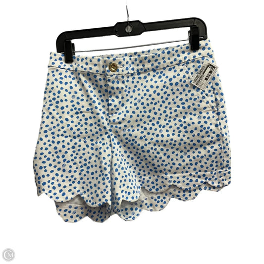 Shorts Designer By Lilly Pulitzer In Blue & White, Size: 16