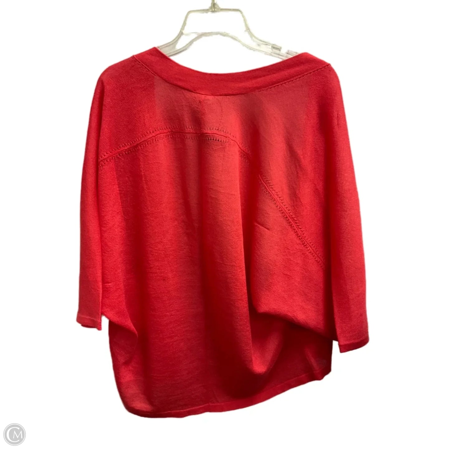 Cardigan By Chicos In Coral, Size: S