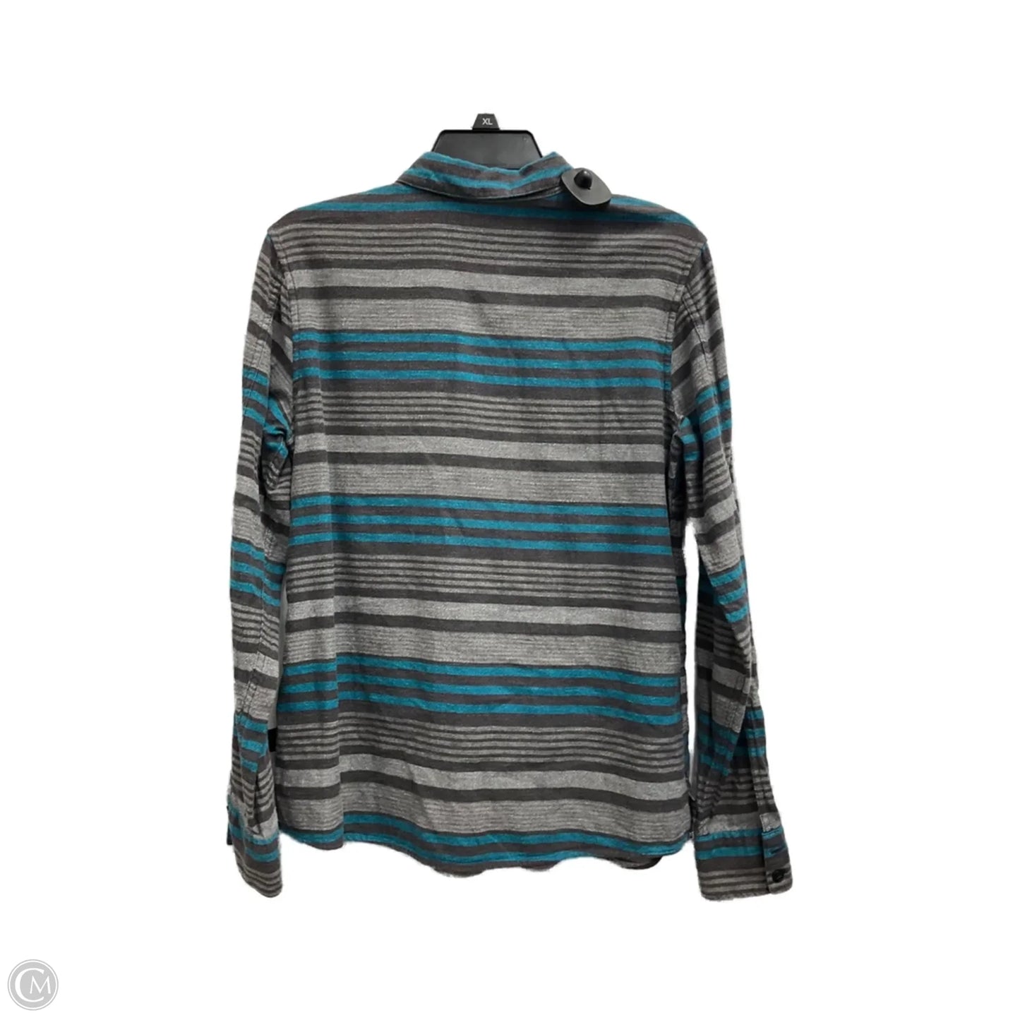 Blouse Long Sleeve By Patagonia In Striped Pattern, Size: 6