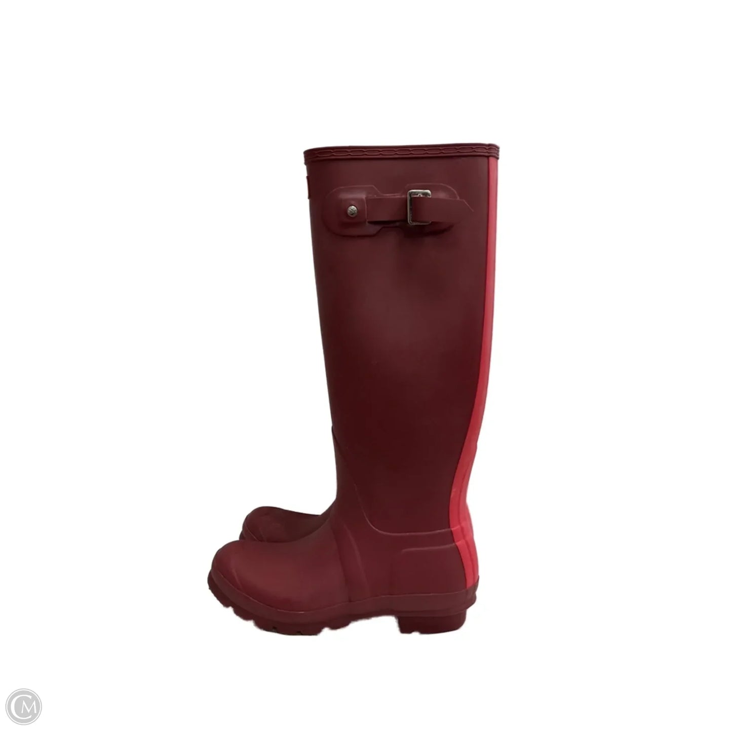 Boots Rain By Hunter In Red, Size: 8
