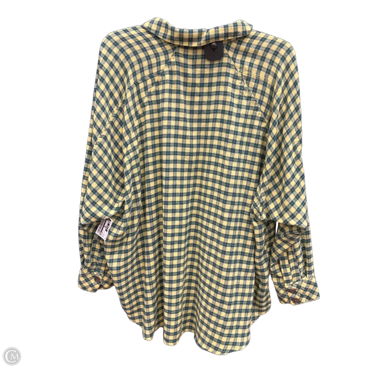Blouse Long Sleeve By Bdg In Yellow, Size: S