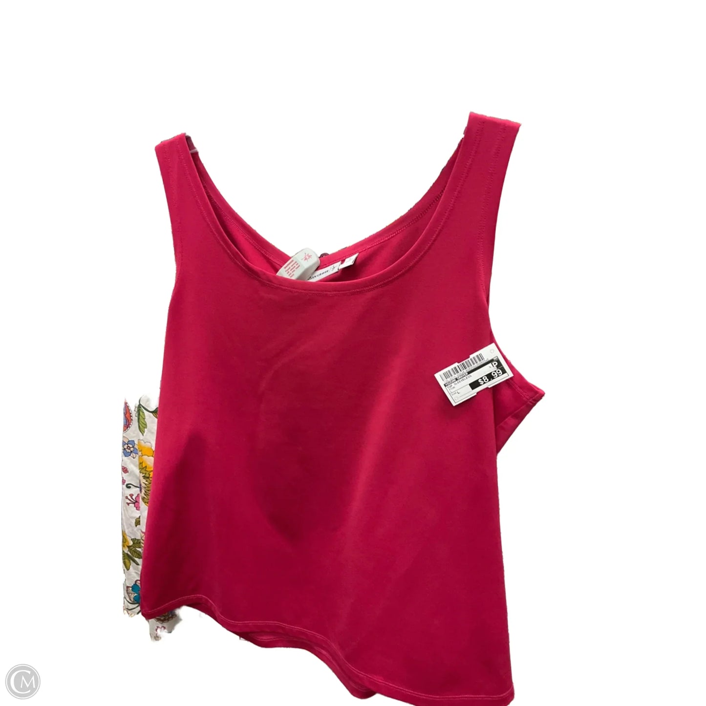Top Sleeveless By Susan Graver In Pink, Size: L