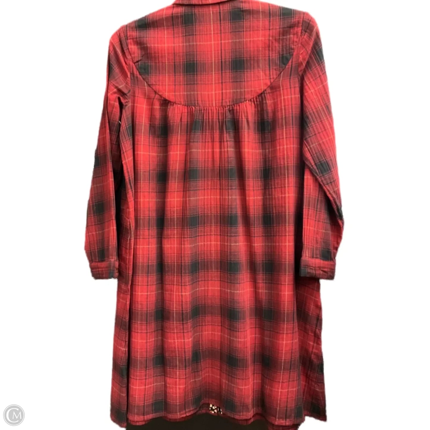 Top Long Sleeve By J. Jill In Plaid Pattern, Size: Xsp