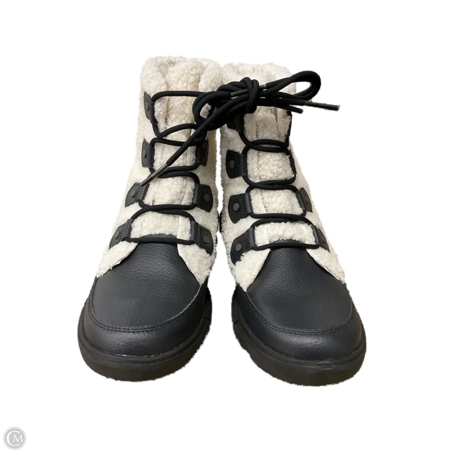 Boots Snow By Sorel In Black & White, Size: 8